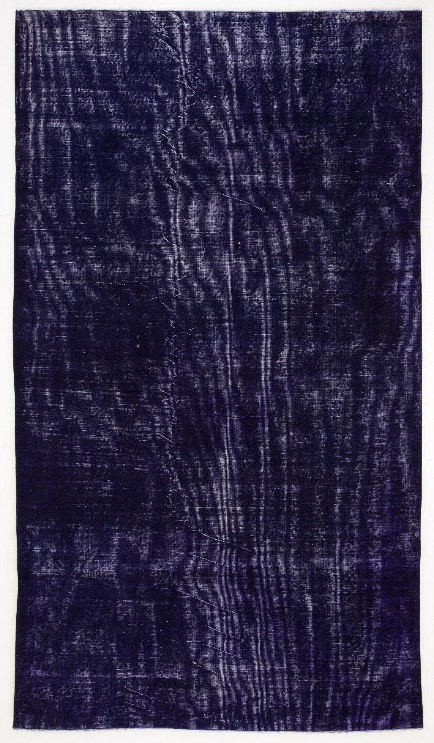 Atina Blue Vintage Wool Handmade Area Rug 5'8" x 9'7"