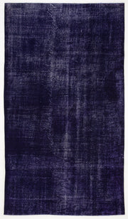 Atina Blue Vintage Wool Handmade Area Rug 5'8" x 9'7"
