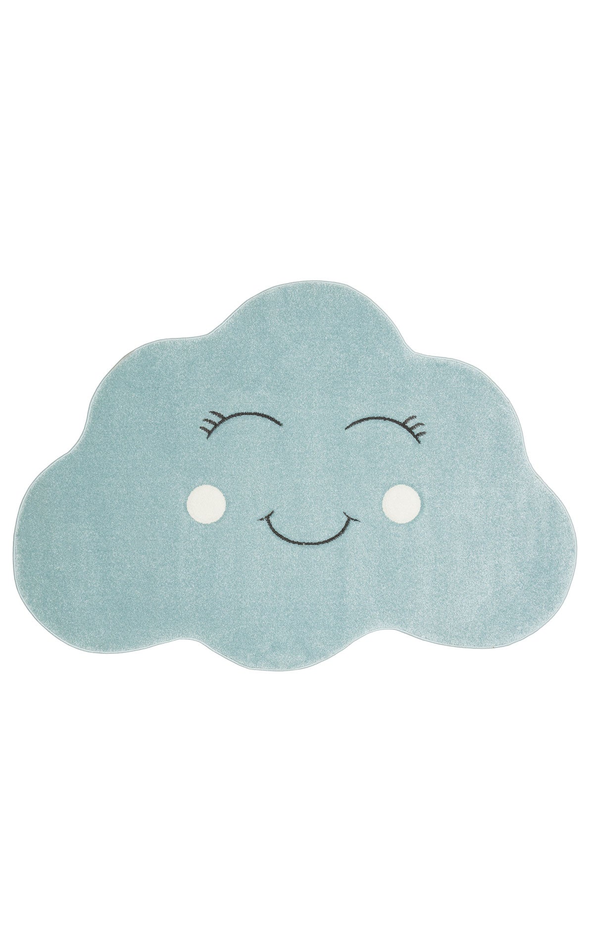 Kids Cloud Rug – Blue Kids Carpet With Soft Texture & Anti Slip Mat Backing