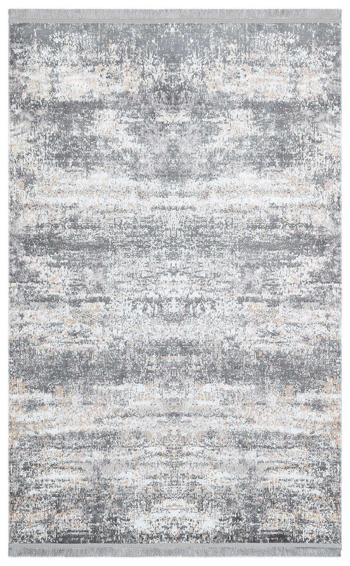 Vintage Machine Made Rug - Grey Area Rug | Washable Non Slip Flatweave Carpet