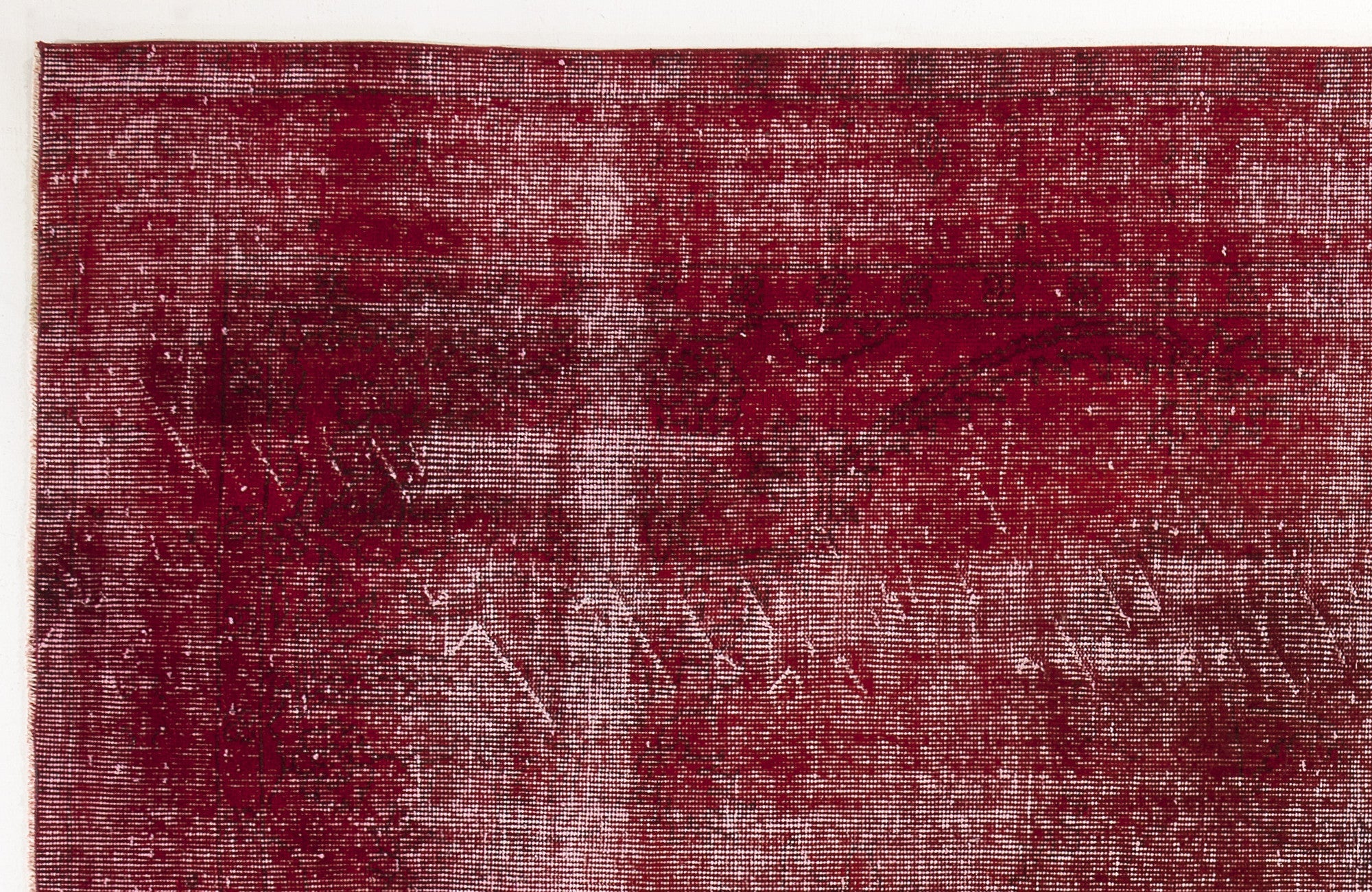 Atina Red Vintage Wool Handmade Area Rug 6'2" x 9'11"