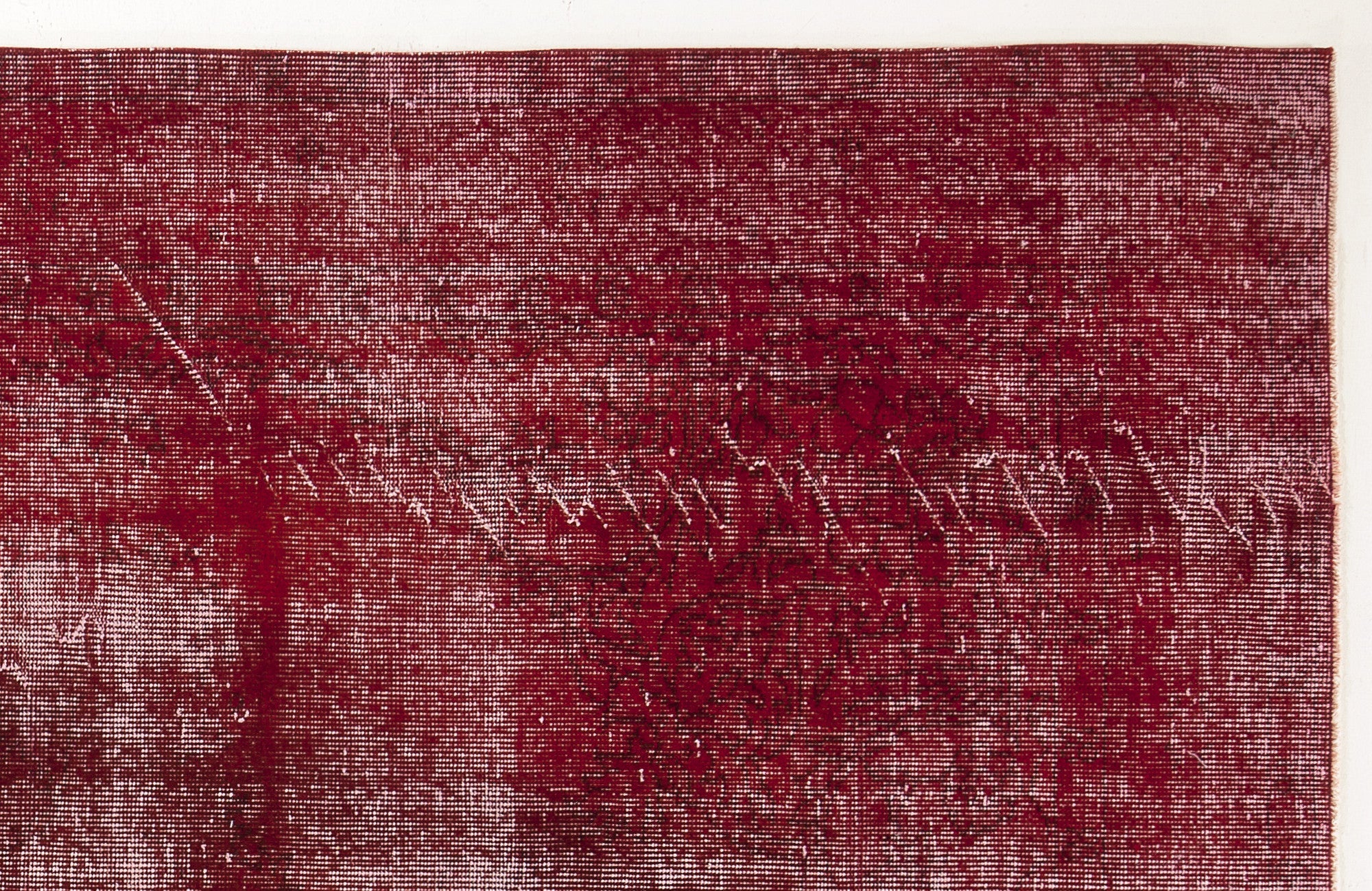 Atina Red Vintage Wool Handmade Area Rug 6'2" x 9'11"