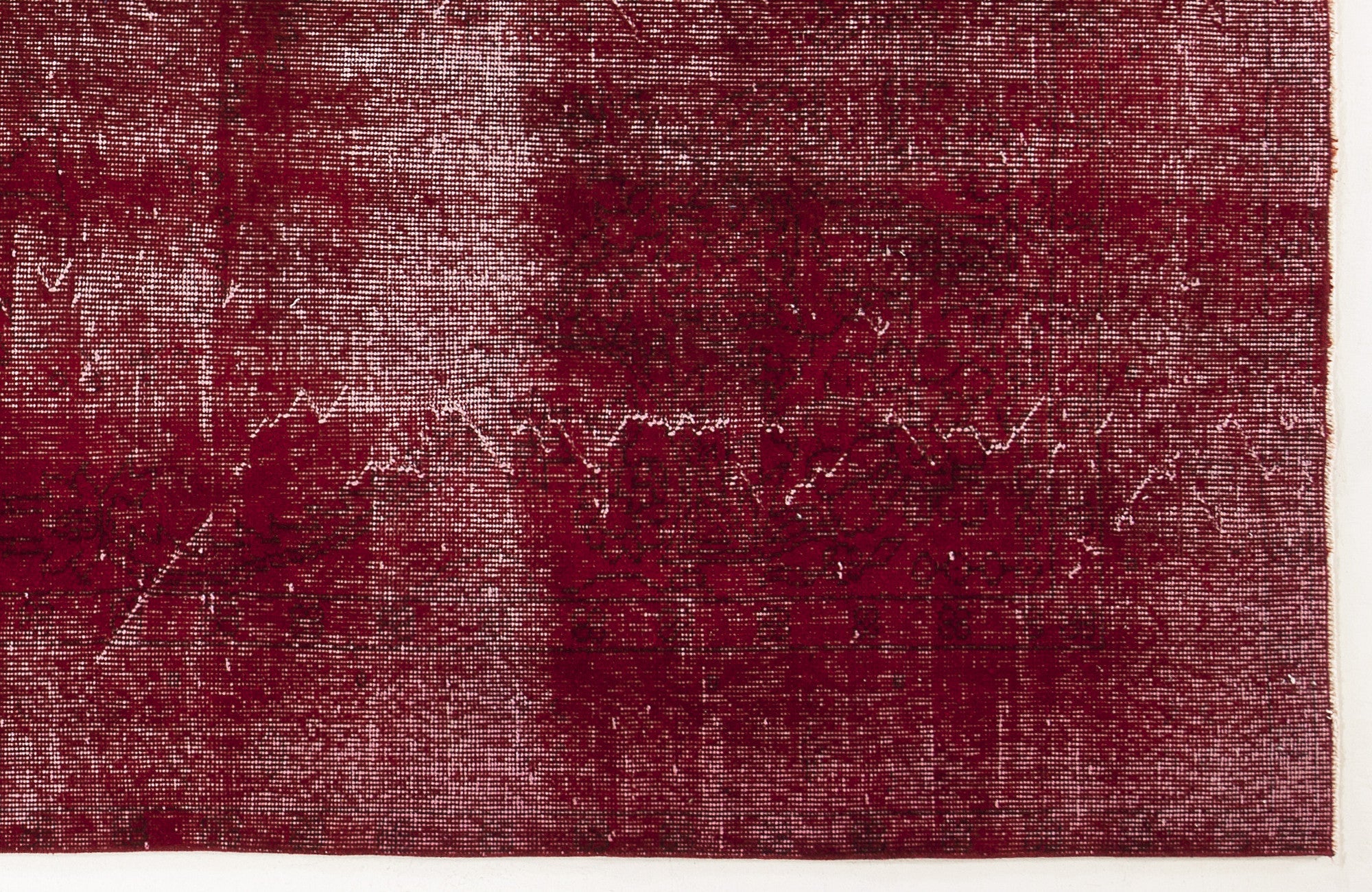 Atina Red Vintage Wool Handmade Area Rug 6'2" x 9'11"