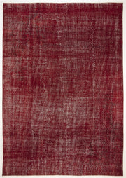 Atina Red Vintage Wool Handmade Area Rug 7'1" x 10'3"