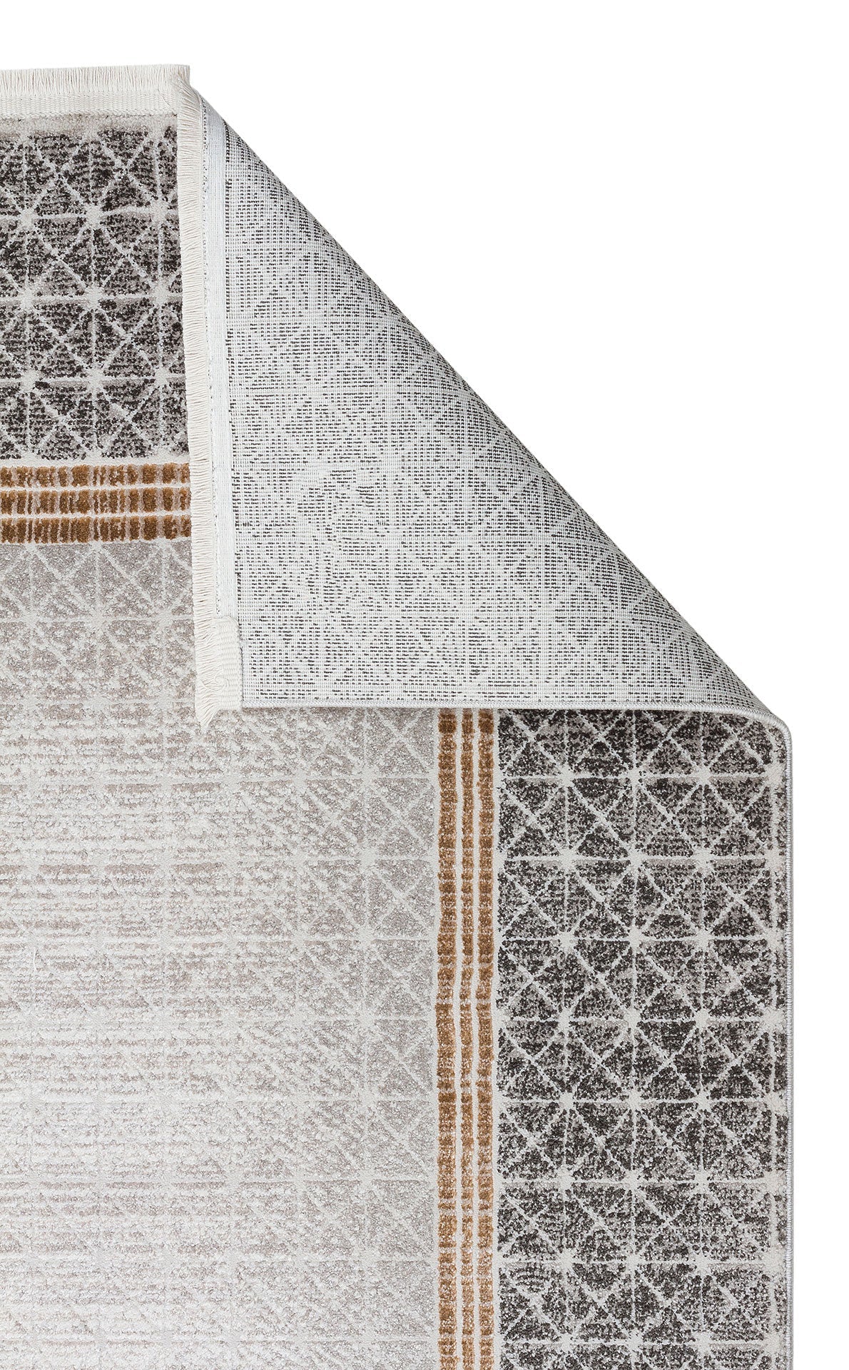 Machine Made Area Rug – Bright Geometric Flatweave Modern Patterned Carpet