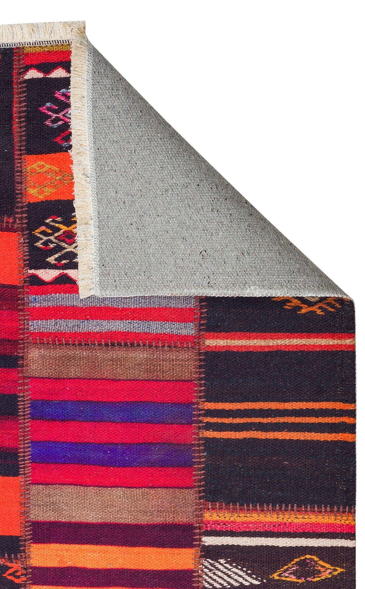 Patchwork Kilim Rug – Washable Non Slip Area Rug With Soft Texture Carpet