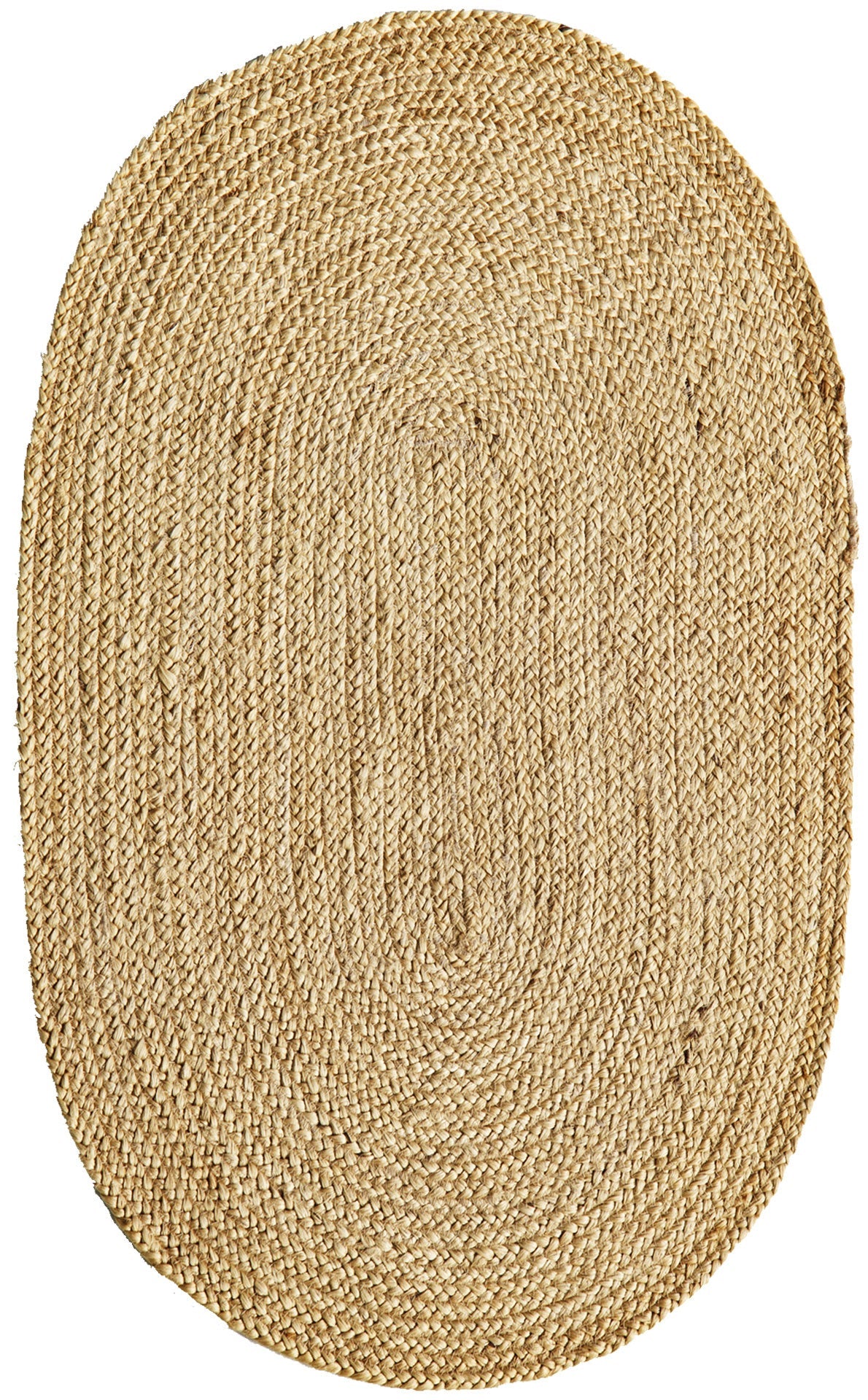 Modern Jute Rug - Beige Hand Woven Natural Fiber Carpet | Dust Free, Easy Clean
