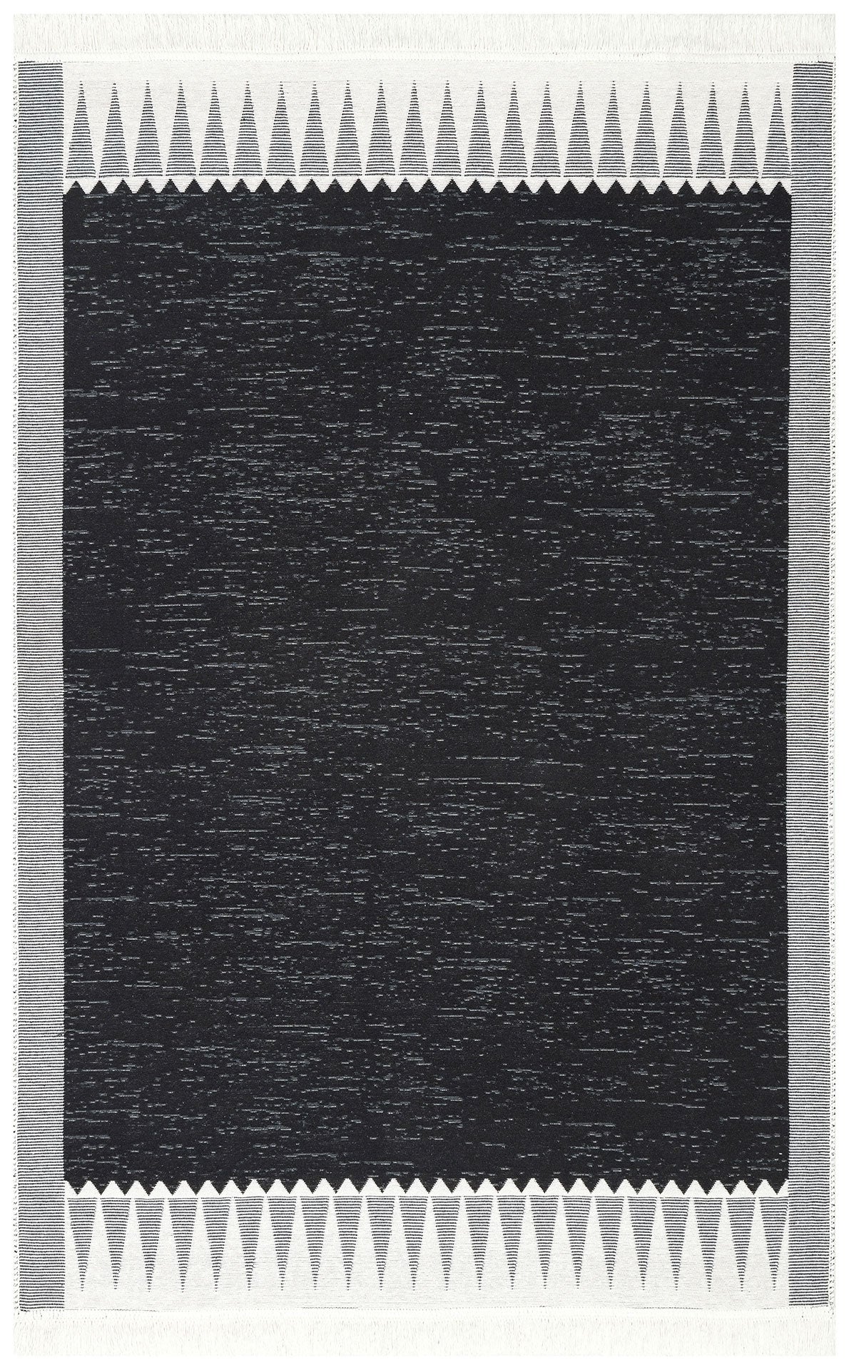 Cotton Kilim Rug – Geometric Modern Woven Double Sided Flatweave Carpet