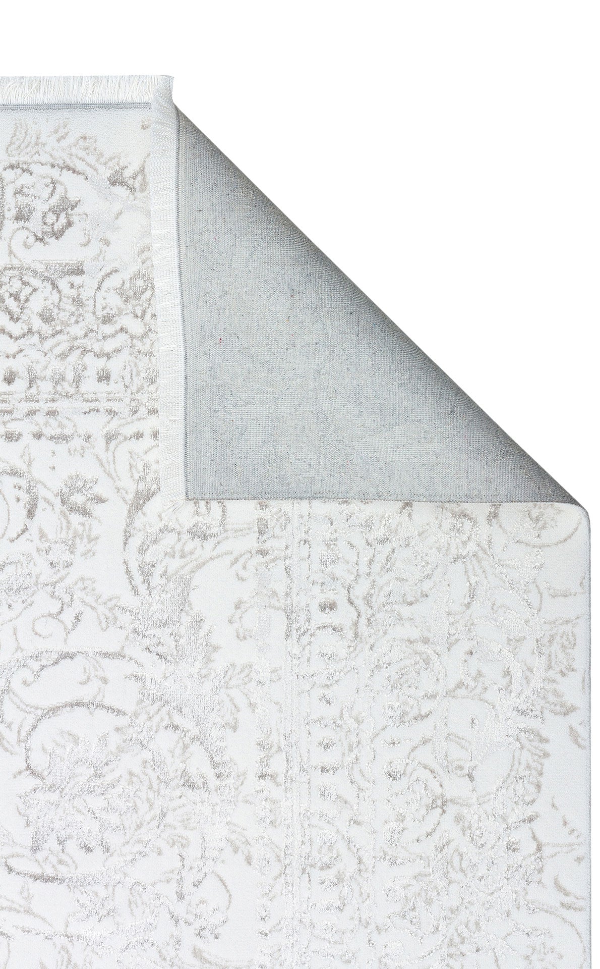 Classic Area Rug – Machine Made Cream Rug with Soft Texture & Non Slip Pad
