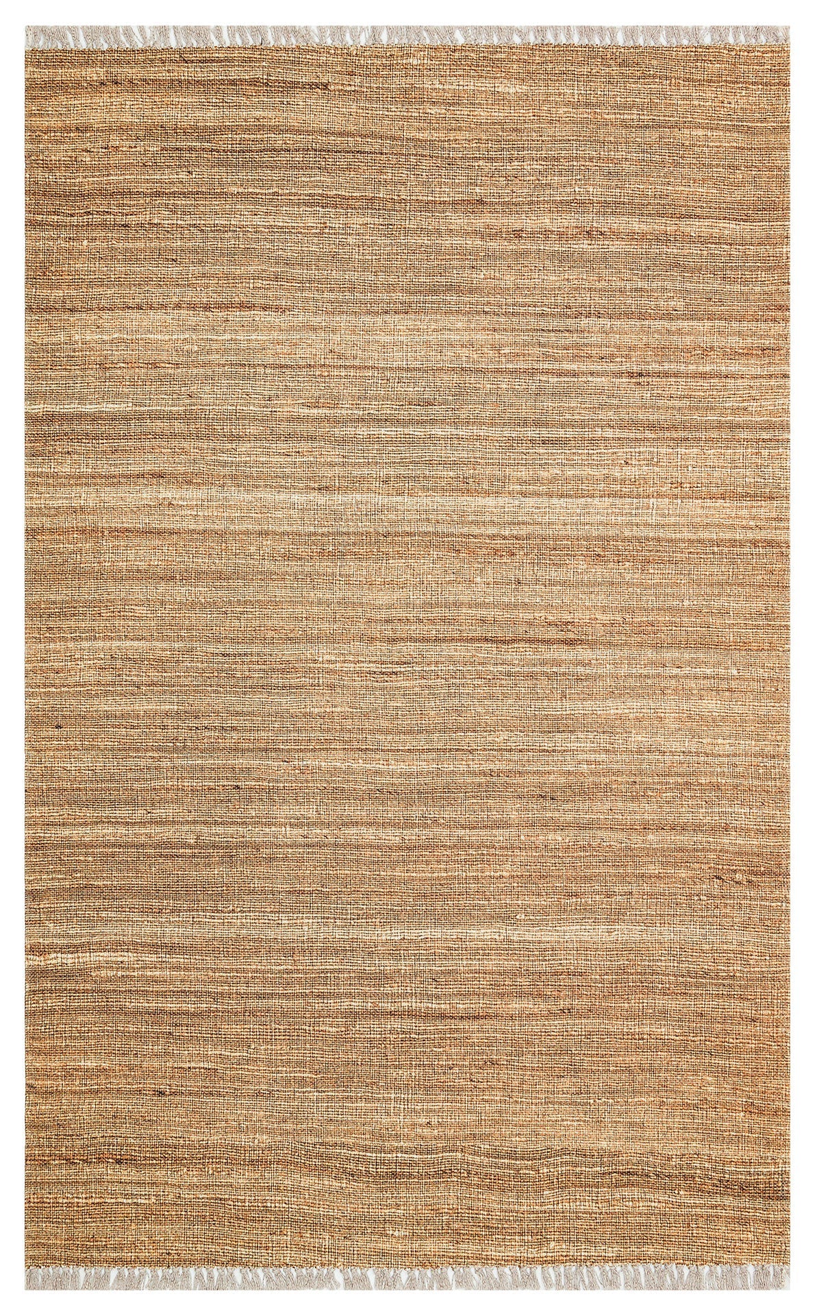 Modern Washable Kilim - Brown Cotton Rug | Fluff Resistant, Flatweave Area Carpet