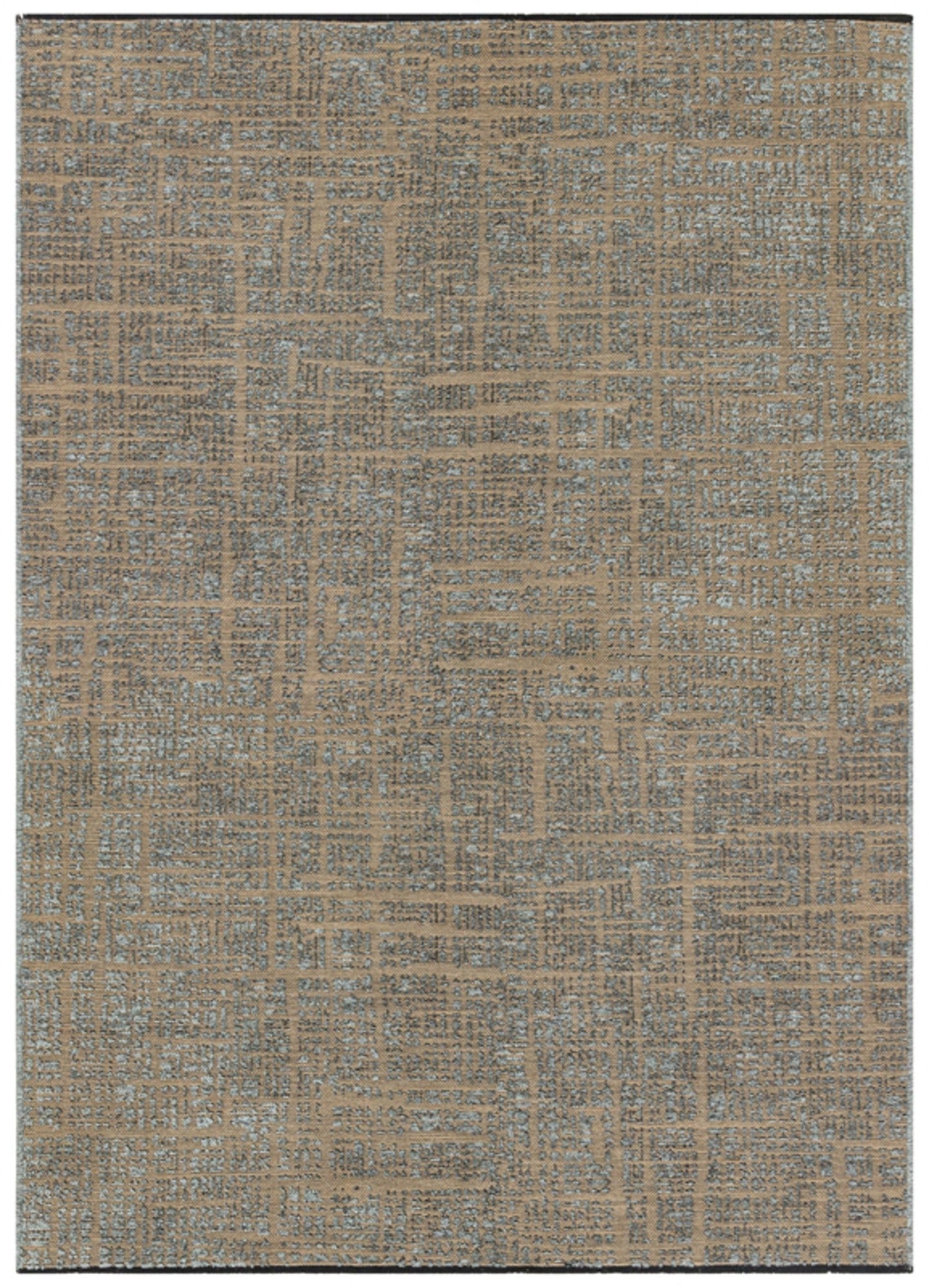 Modern Machine Made Rug – Brown Area Rug With Cotton Yarn & Floor Insulation