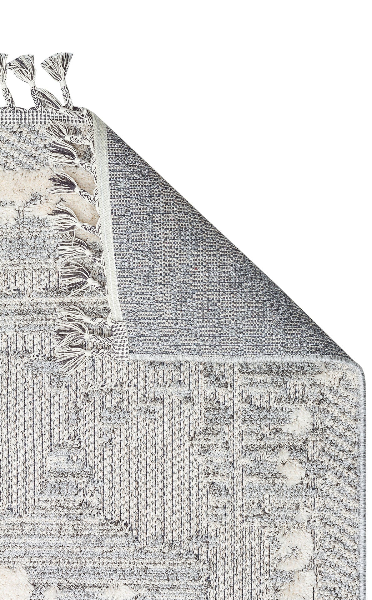 Modern Machine Made Rug - Cream Area Rug | Soft Texture, Dust Free Carpet