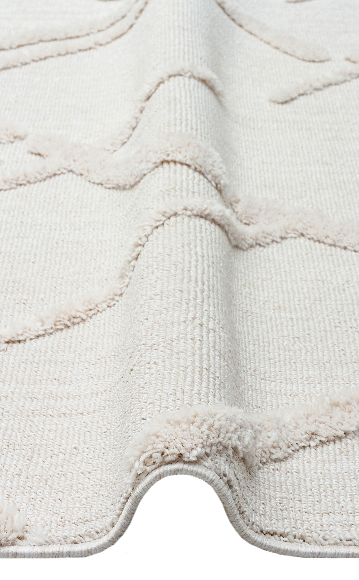 Scandinavian Geometric Rug – Modern Area Rug With Ethnic Knitting Pattern, Soft Textured Carpet