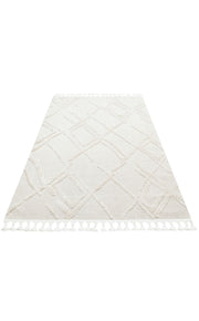Scandinavian Geometric Rug | Modern Floor Carpet, Washable Non Slip, Easy Clean Soft Textured