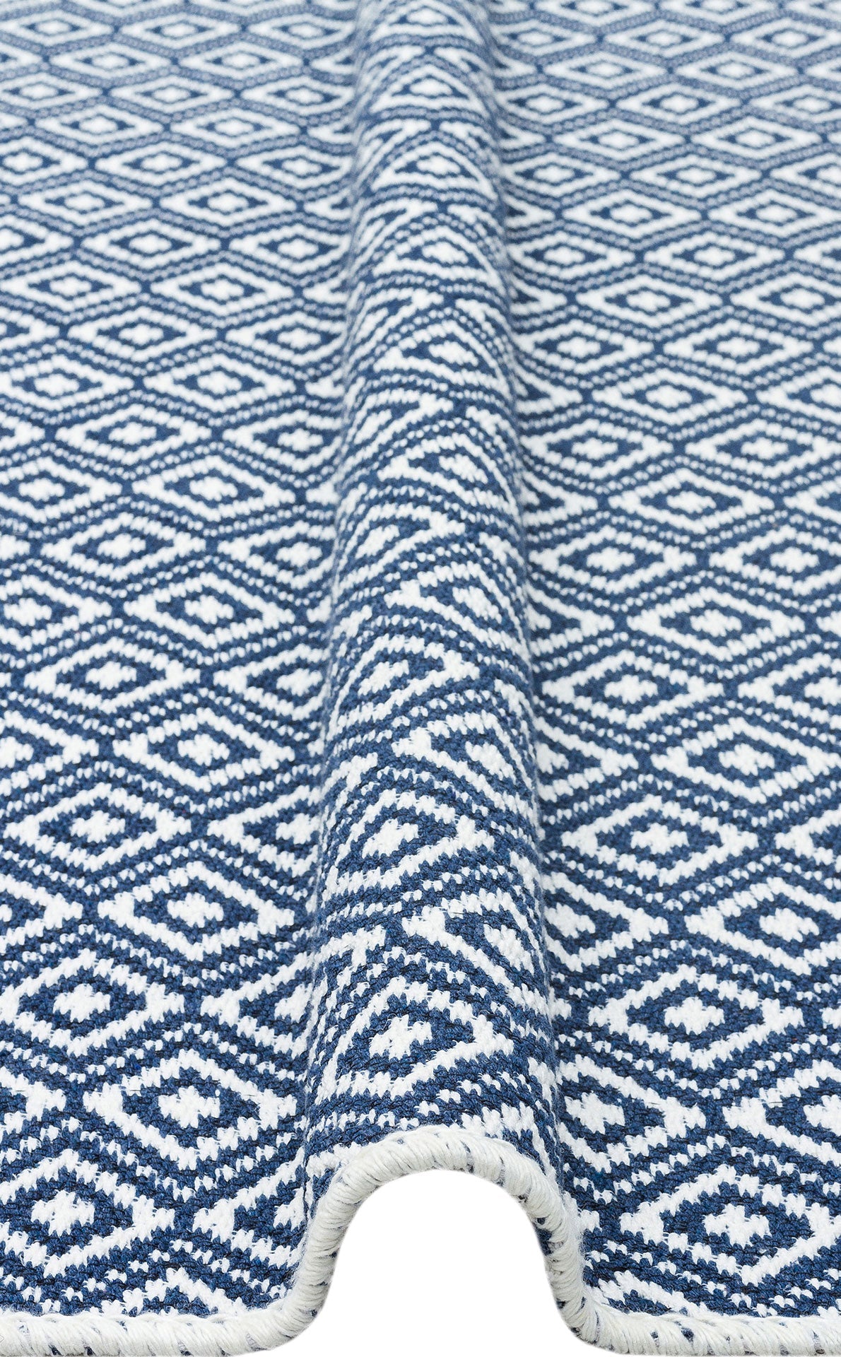 Cotton Kilim Rug - Geometric Modern Woven Double Sided Washable Area Rug