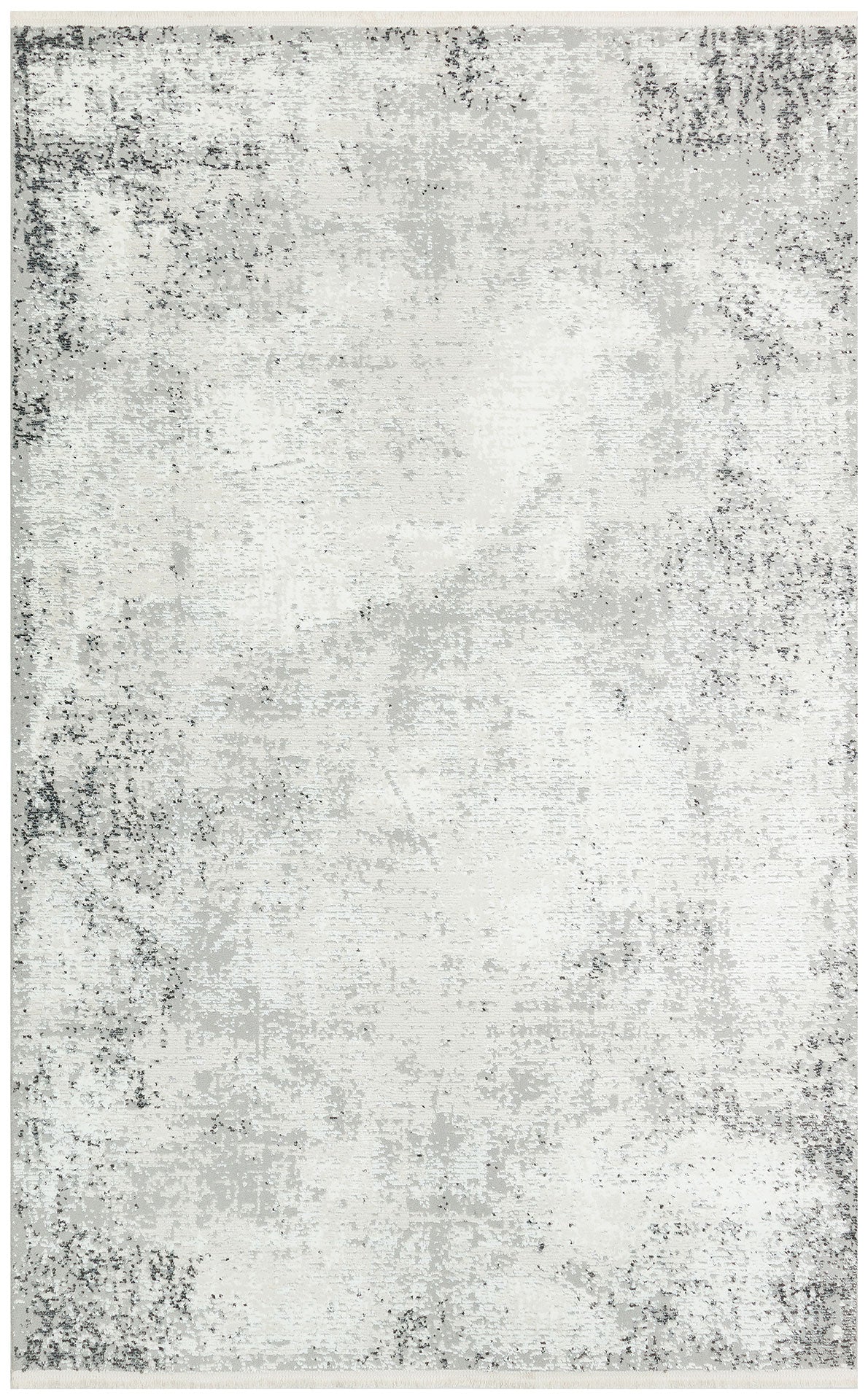 Vintage Machine Made Rug – Cream Area Rug With Aging Pattern & Soft Texture