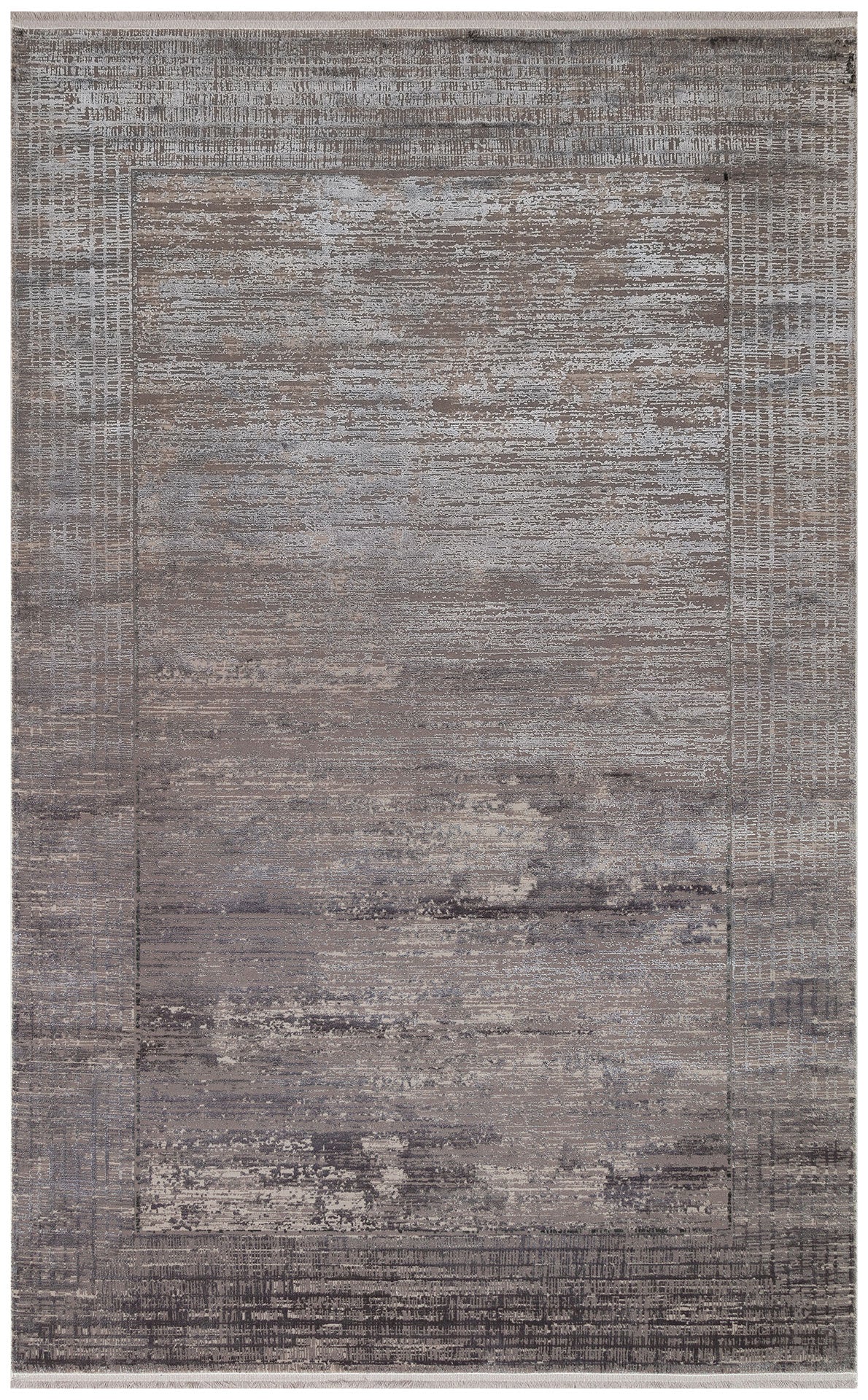 Vintage Area Rug – Grey Machine Made Rug With Soft Texture & Dust Free Design