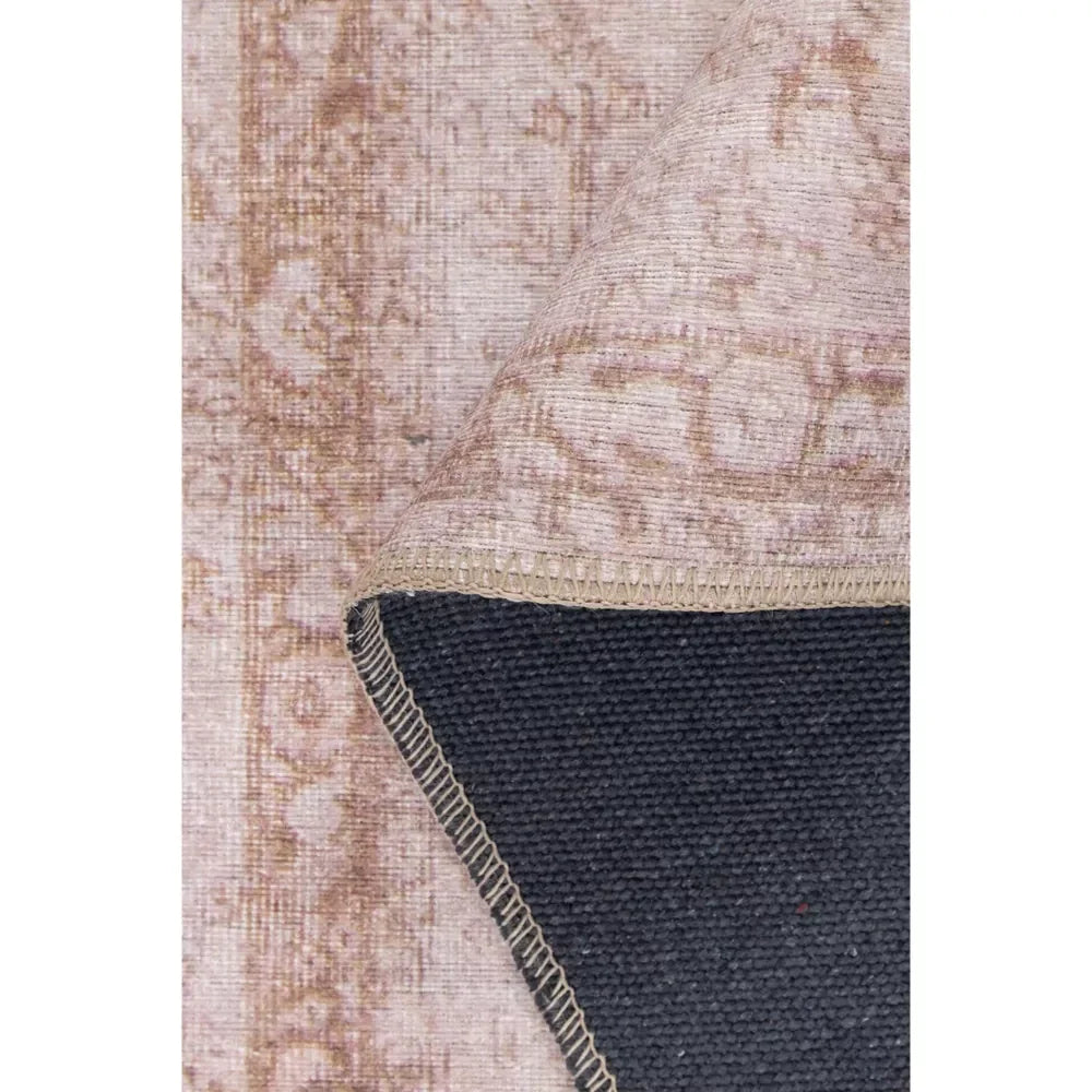 Pink Area Rug – Washable Non Slip Soft Microfiber Carpet | Dust Resistant Heavy Thick