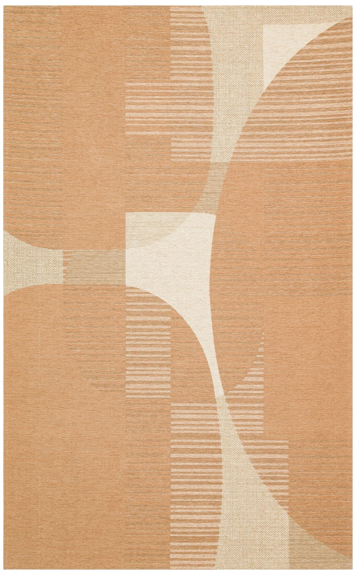 Cotton Kilim Carpet – Beige Area Rug | Non Slip Rug, Soft Texture Carpet