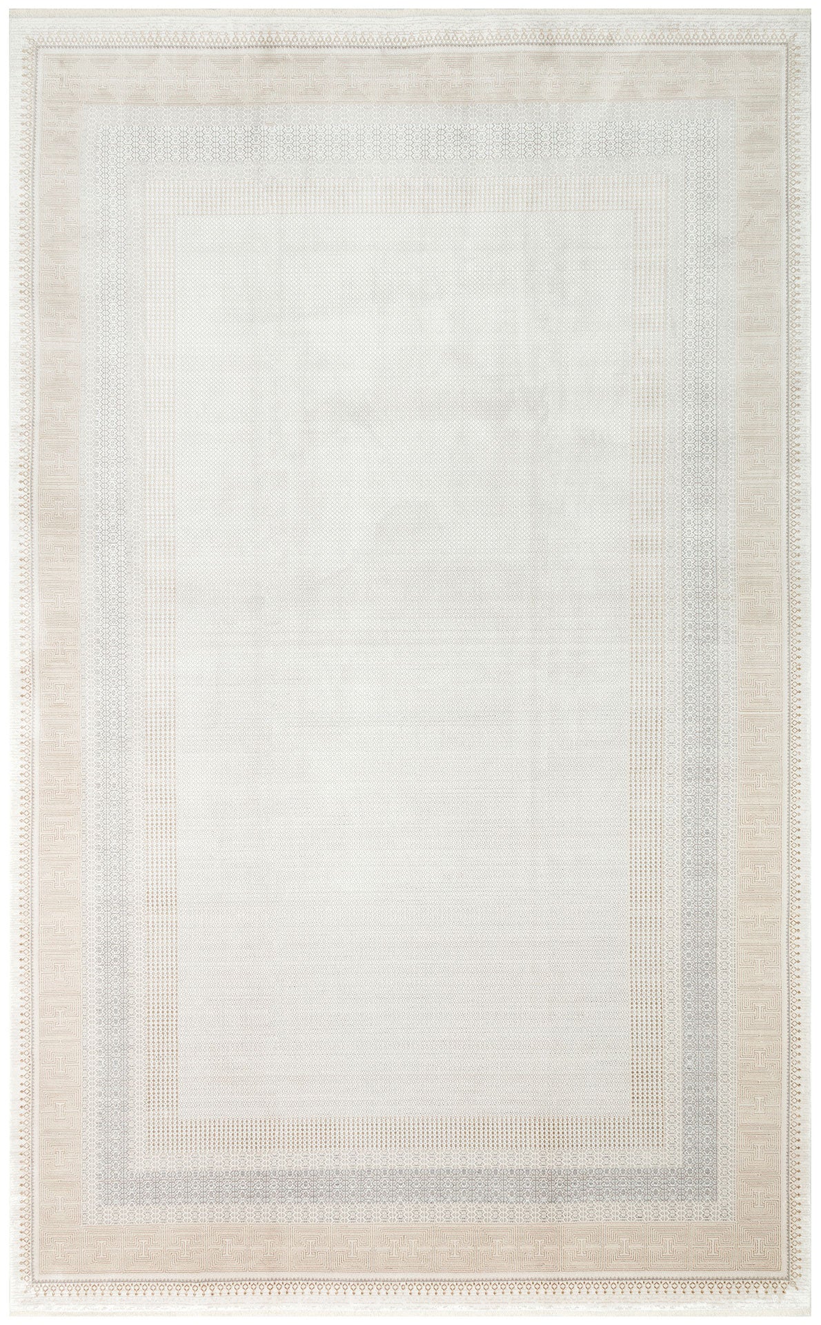Modern Area Rug – Cream Color Geometric Style Flatweave Area Rug by Eko