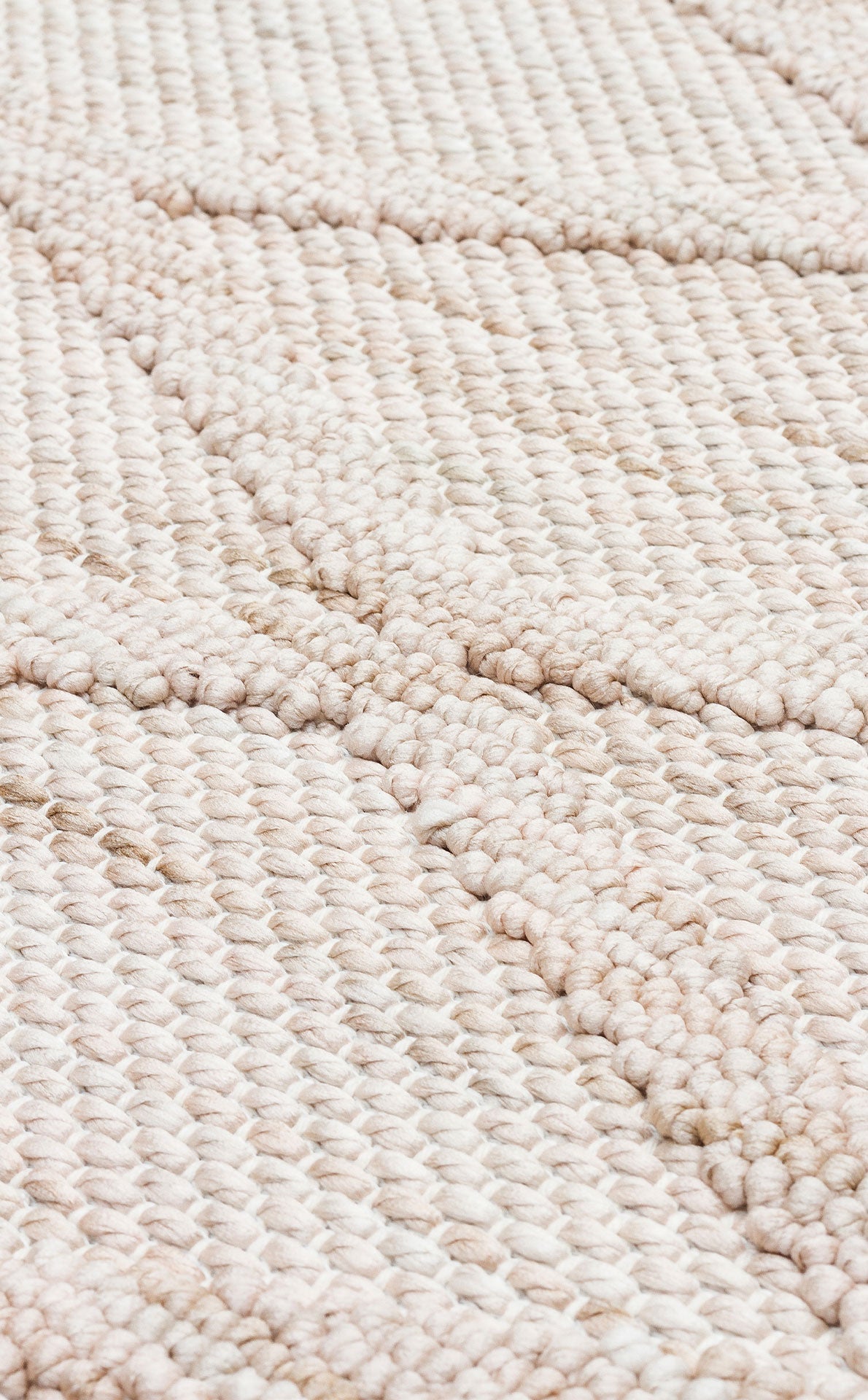 Machine Made Area Rug – Beige Geometric Flatweave Carpet by Eko Rugs