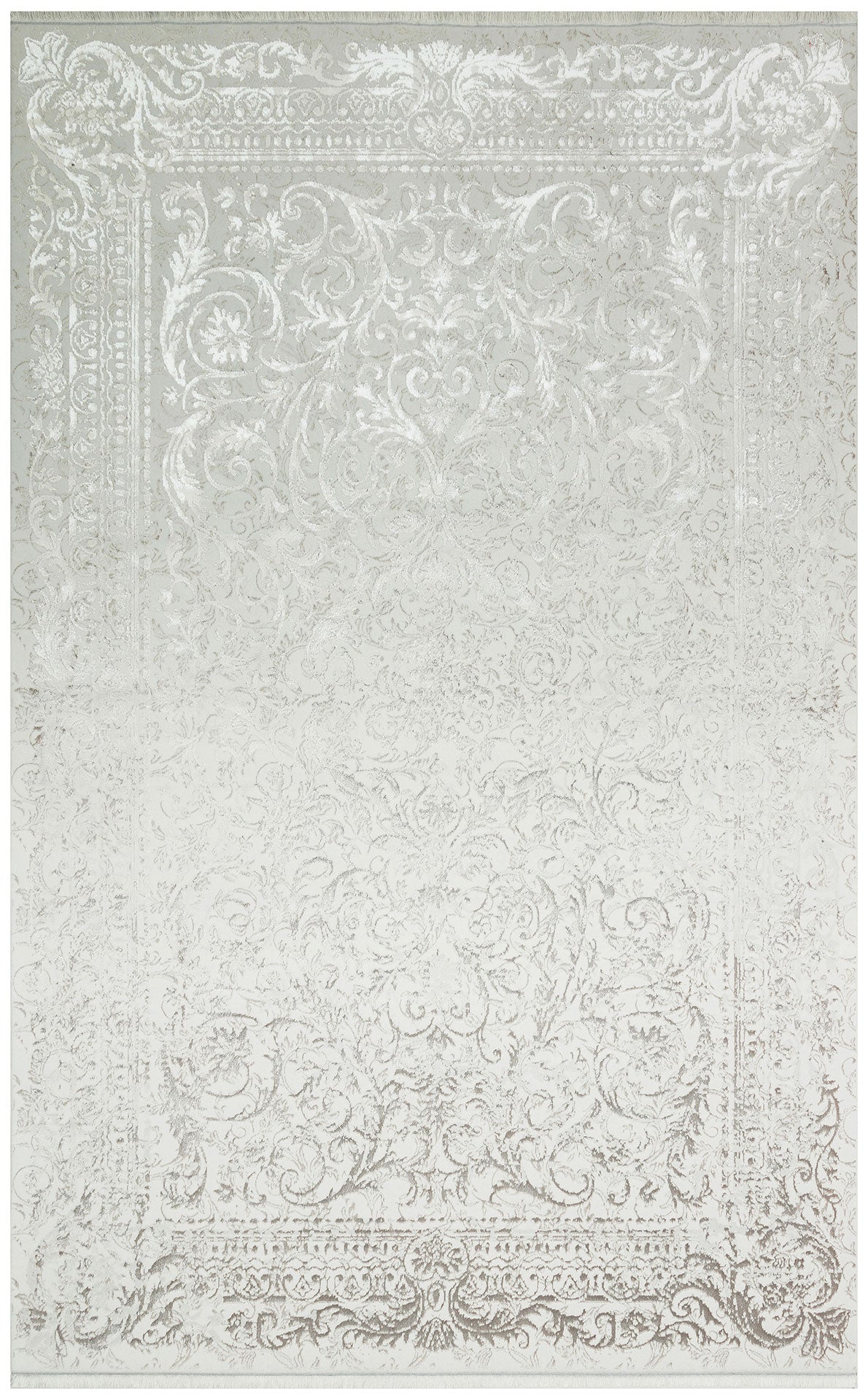Classic Area Rug – Machine Made Cream Rug with Soft Texture & Non Slip Pad