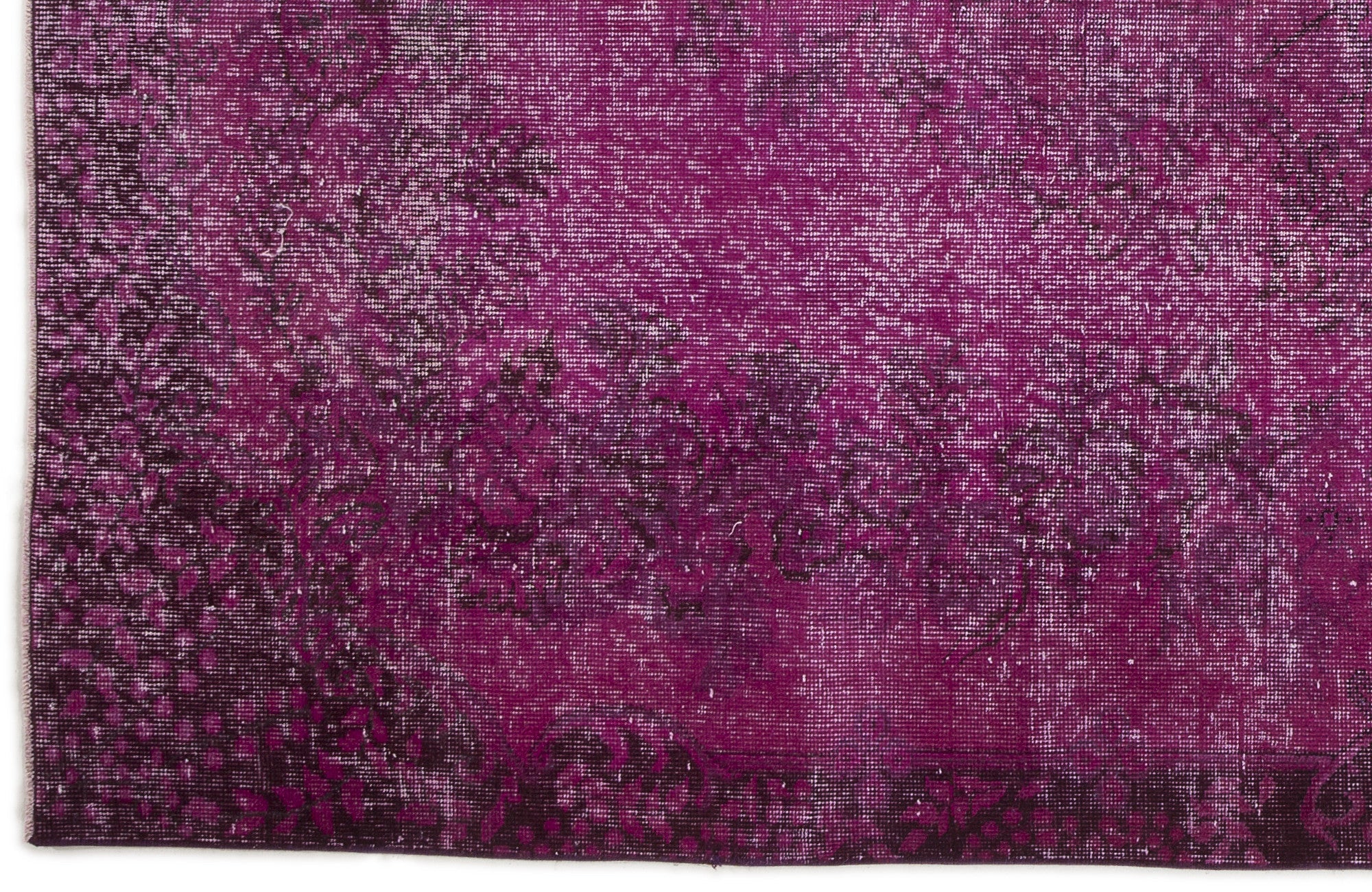 Atina Pink Vintage Wool Handmade Area Rug 5'8" x 9'1"