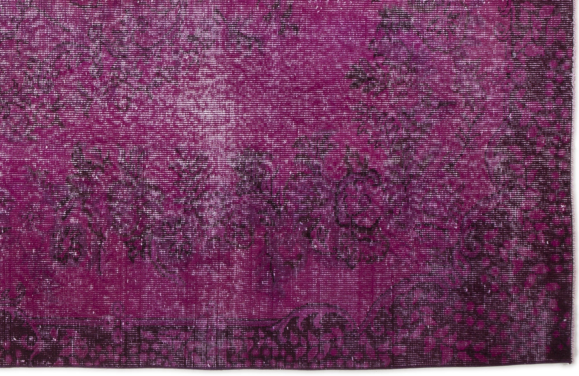 Atina Pink Vintage Wool Handmade Area Rug 5'8" x 9'1"