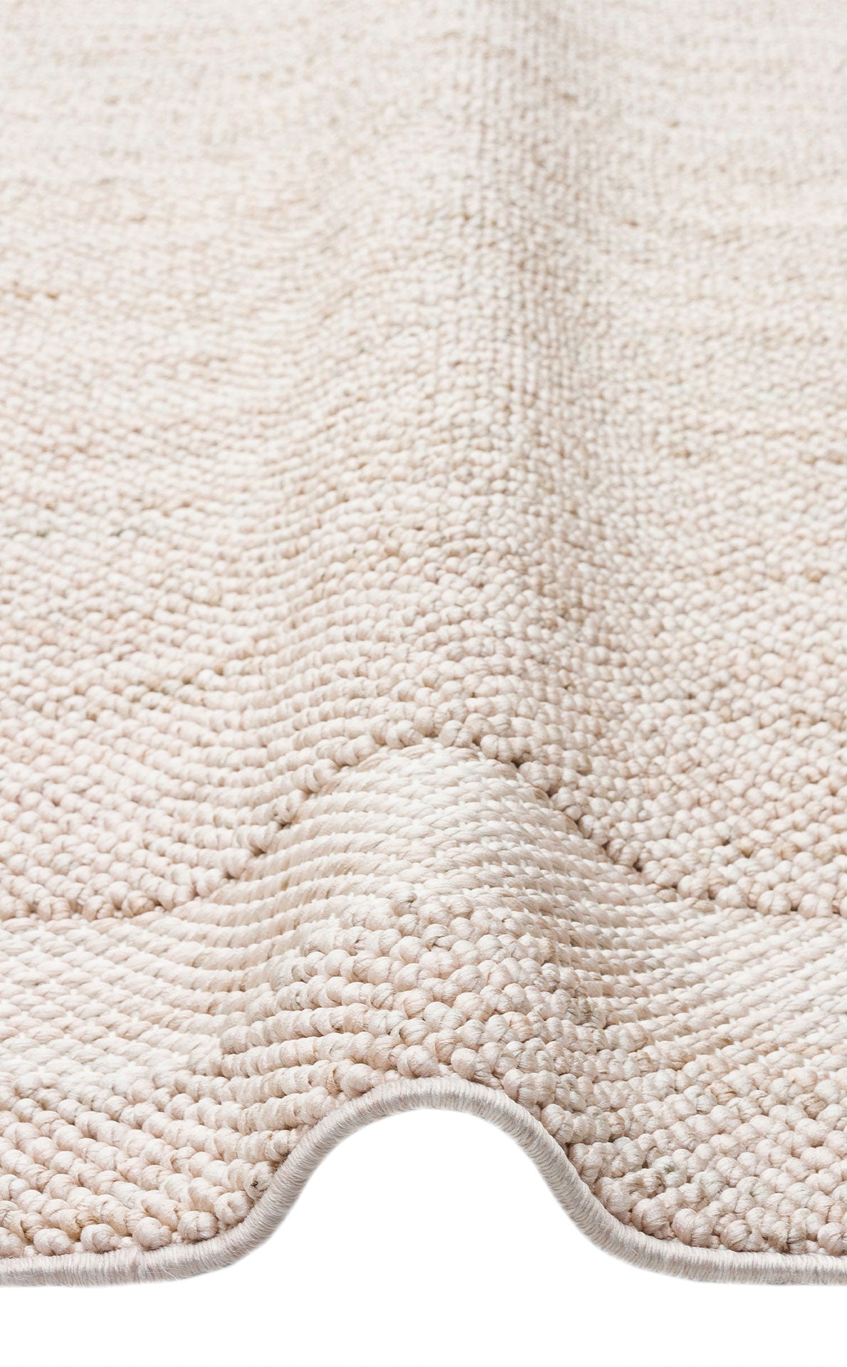 Creamsmunster Beige Frame Machine Made Area Rug