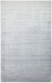 Grey Ushak Rug - Pakistan Handwoven Overdyed Flatweave Carpet | Soft Texture Area Rug