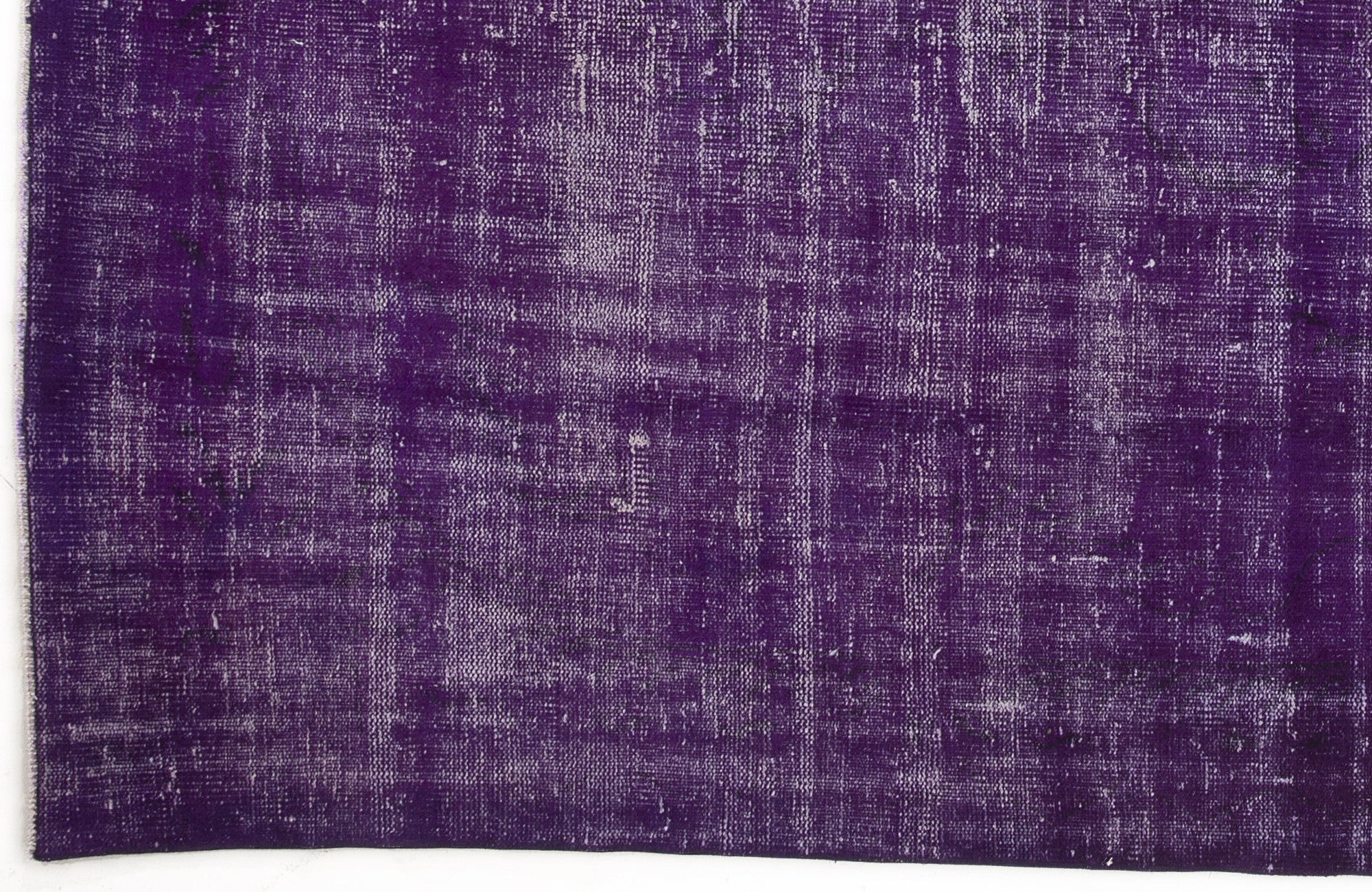 Atina Purple Vintage Wool Handmade Area Rug 5'11" x 9'3"