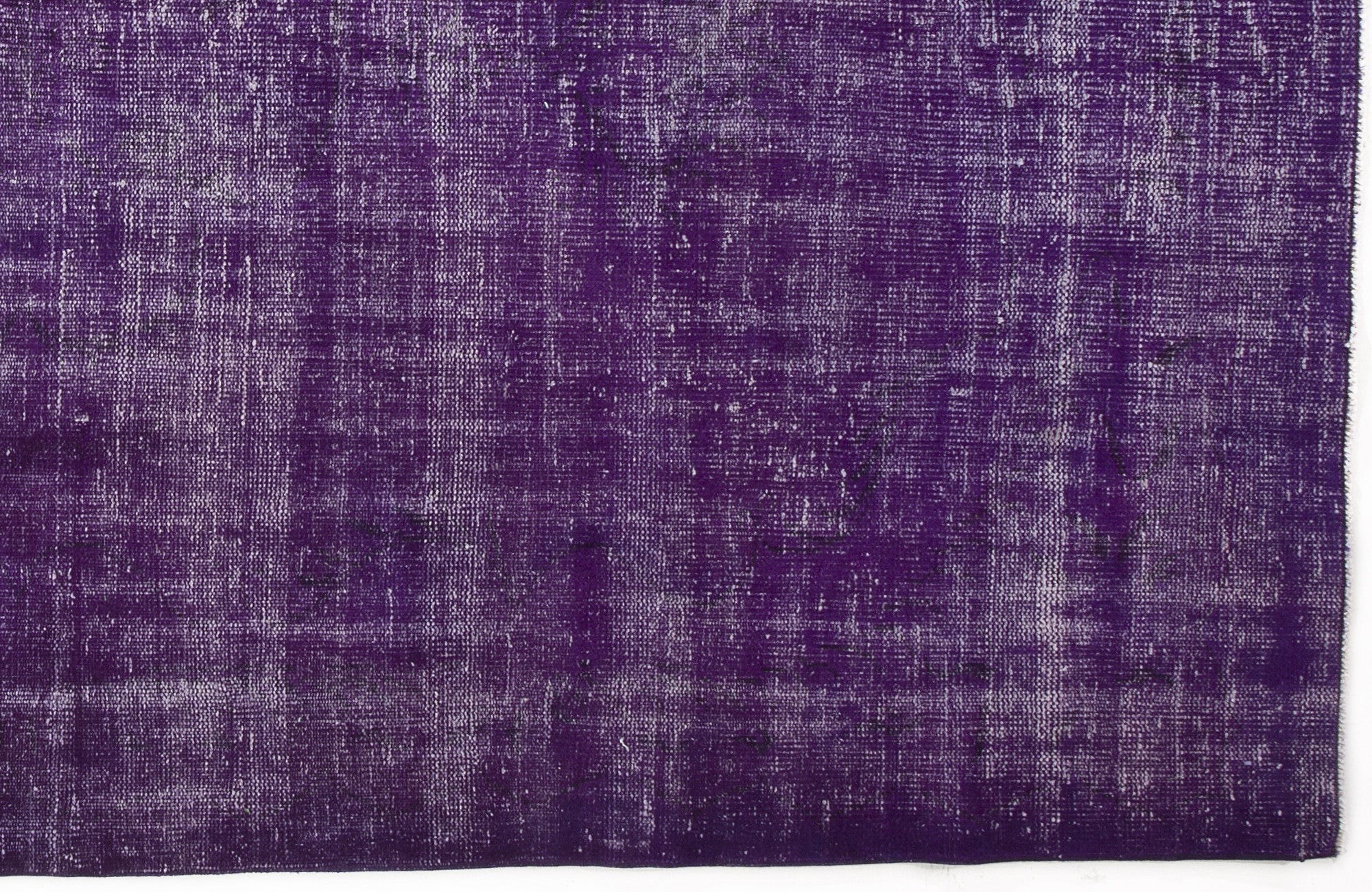 Atina Purple Vintage Wool Handmade Area Rug 5'11" x 9'3"