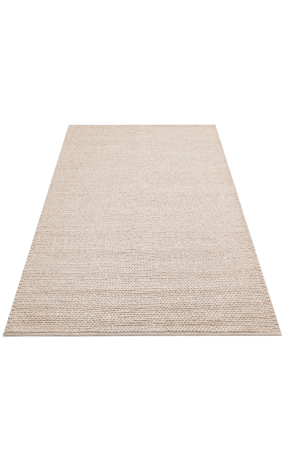 Modern Jute Kilim - Beige Hand Woven Carpet With Natural Sweater Pattern Flatweave