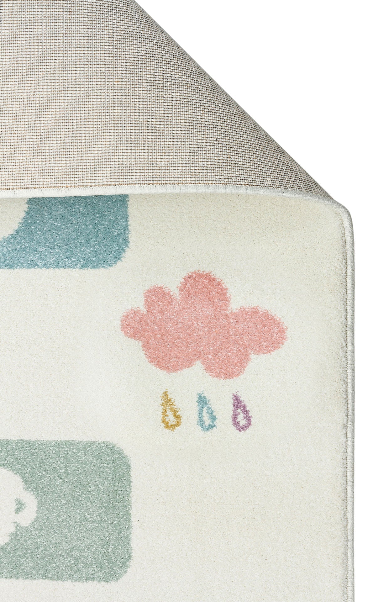 Kids Rug - Soft Figured Pattern Eko Rugs | Non Shedding, Dust Free Carpet