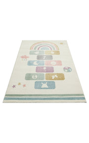 Kids Rug - Soft Figured Pattern Eko Rugs | Non Shedding, Dust Free Carpet
