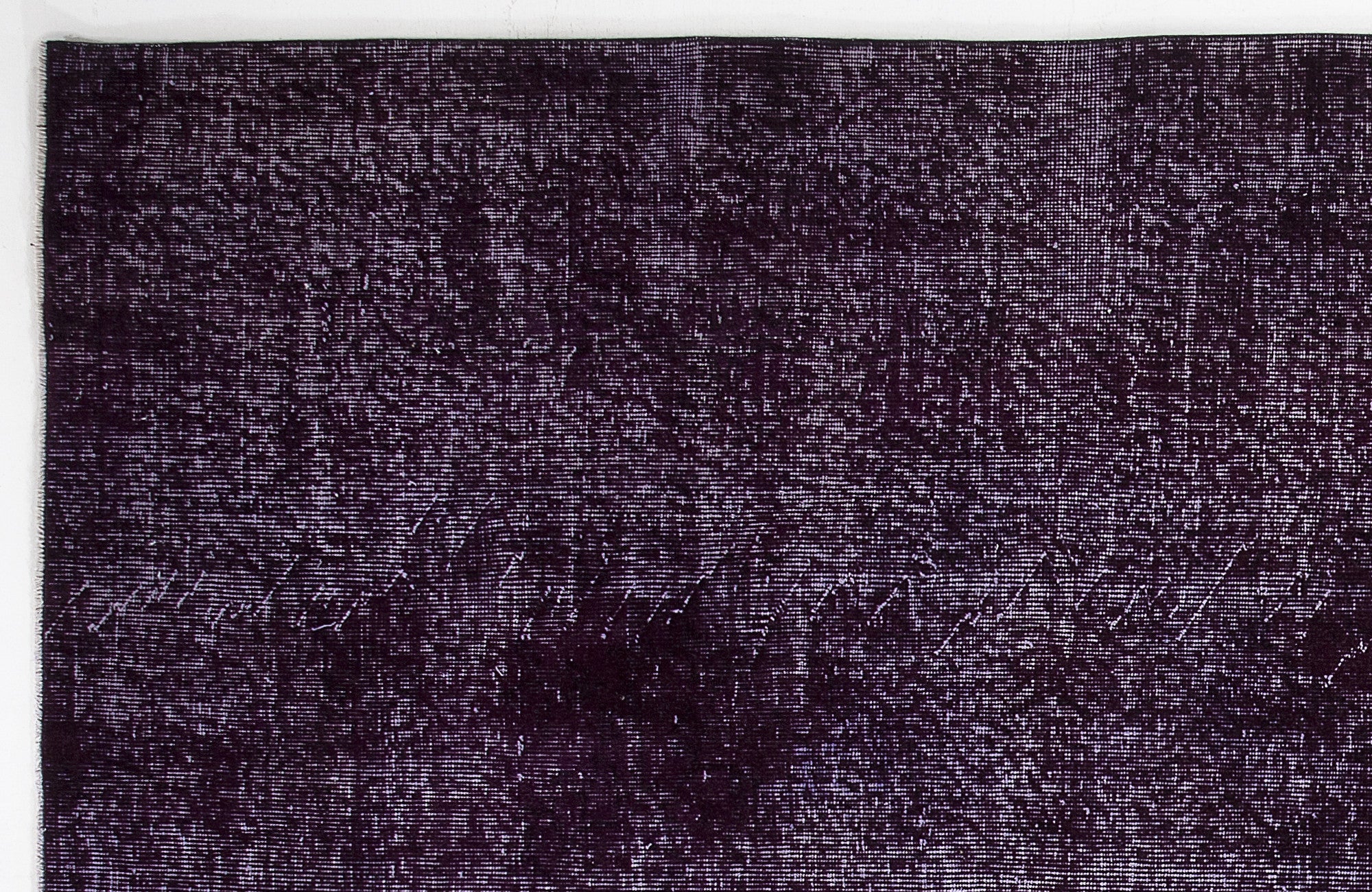 Atina Purple Vintage Wool Handmade Area Rug 7'3" x 9'10"
