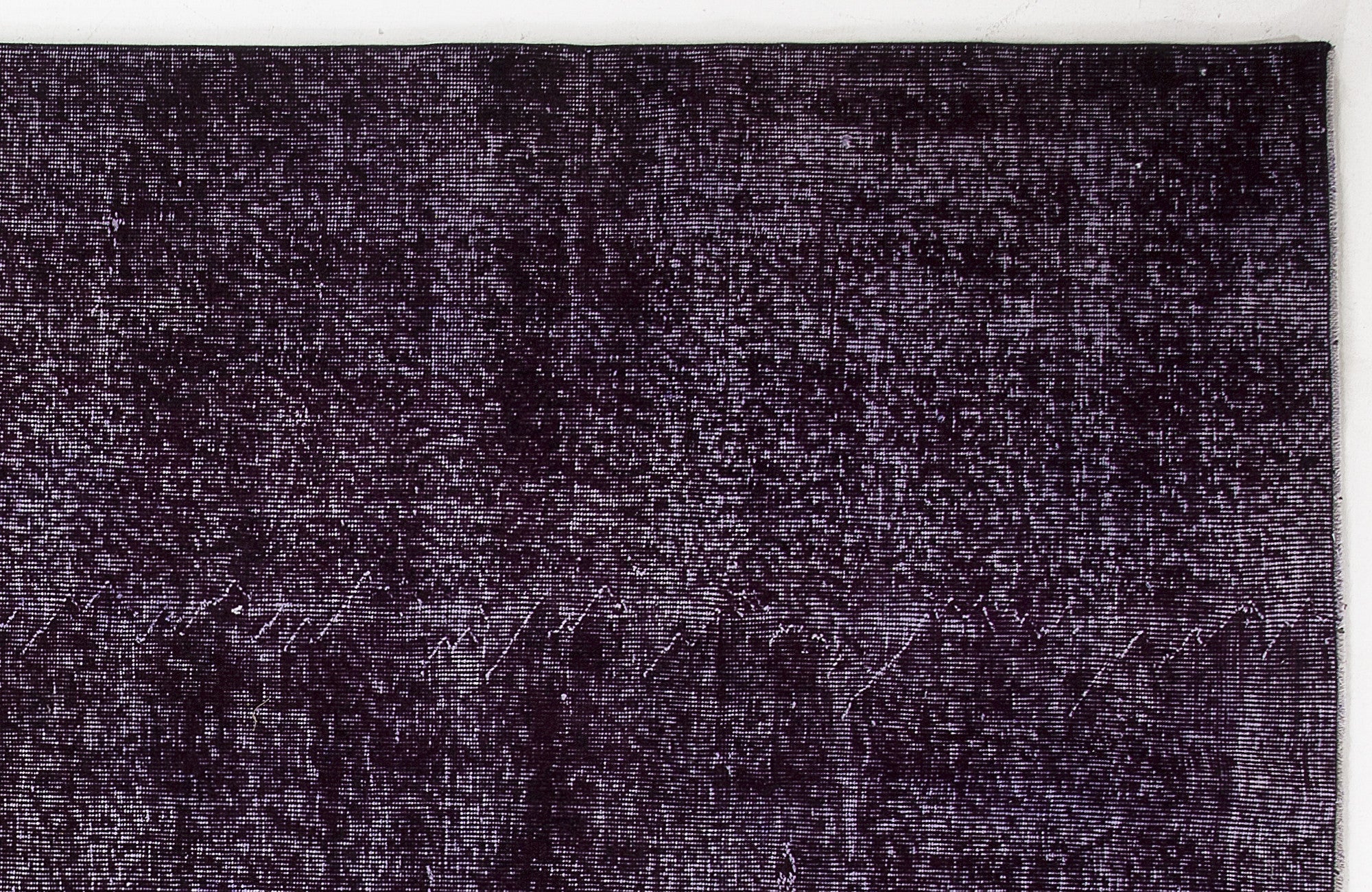 Atina Purple Vintage Wool Handmade Area Rug 7'3" x 9'10"