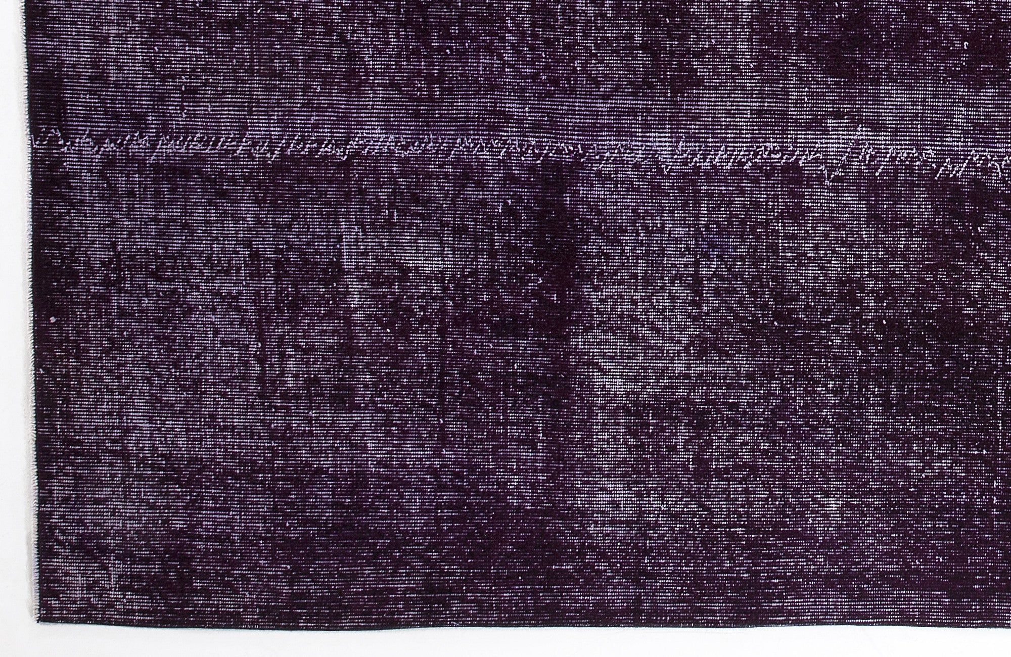 Atina Purple Vintage Wool Handmade Area Rug 7'3" x 9'10"