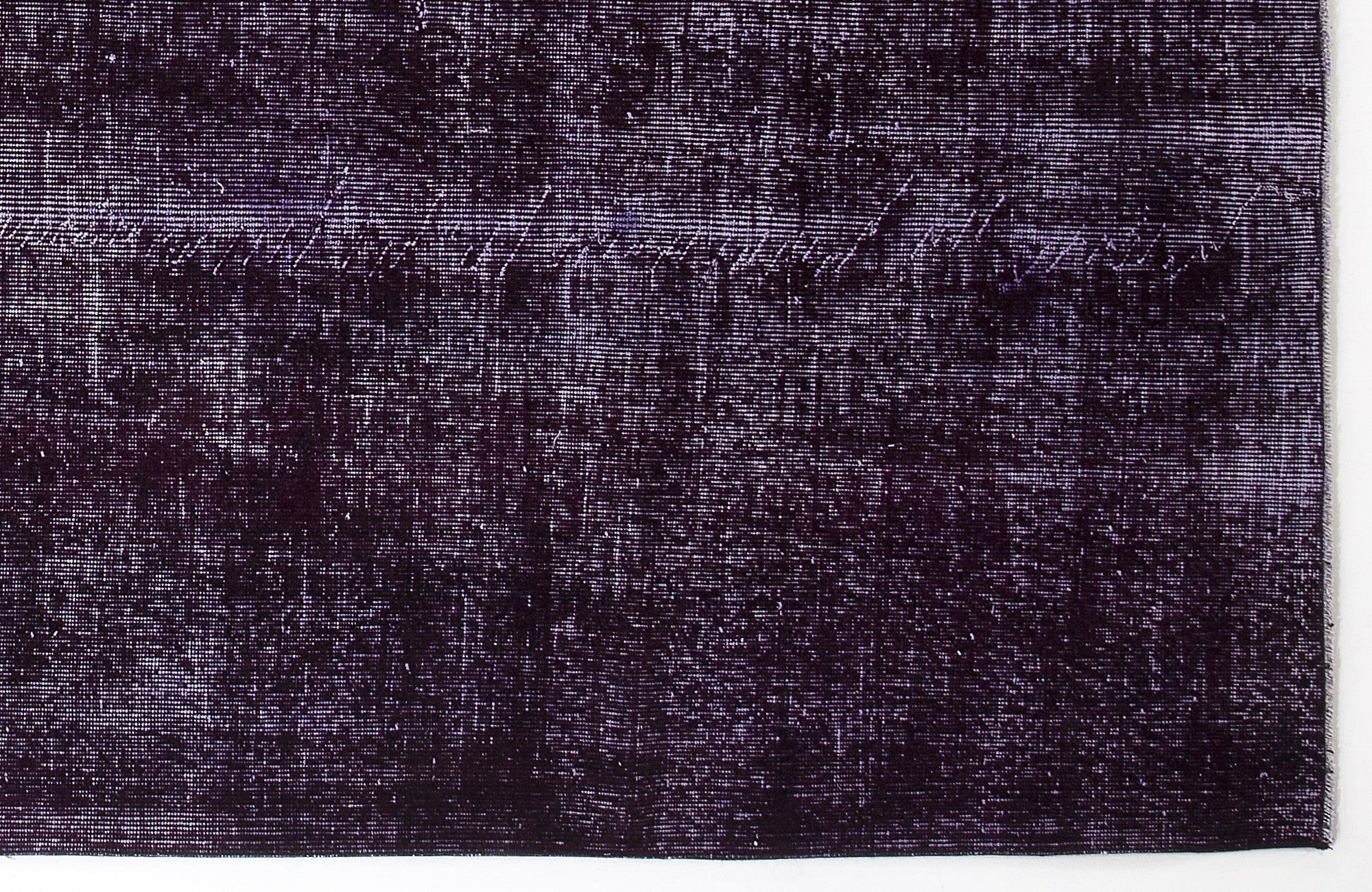 Atina Purple Vintage Wool Handmade Area Rug 7'3" x 9'10"