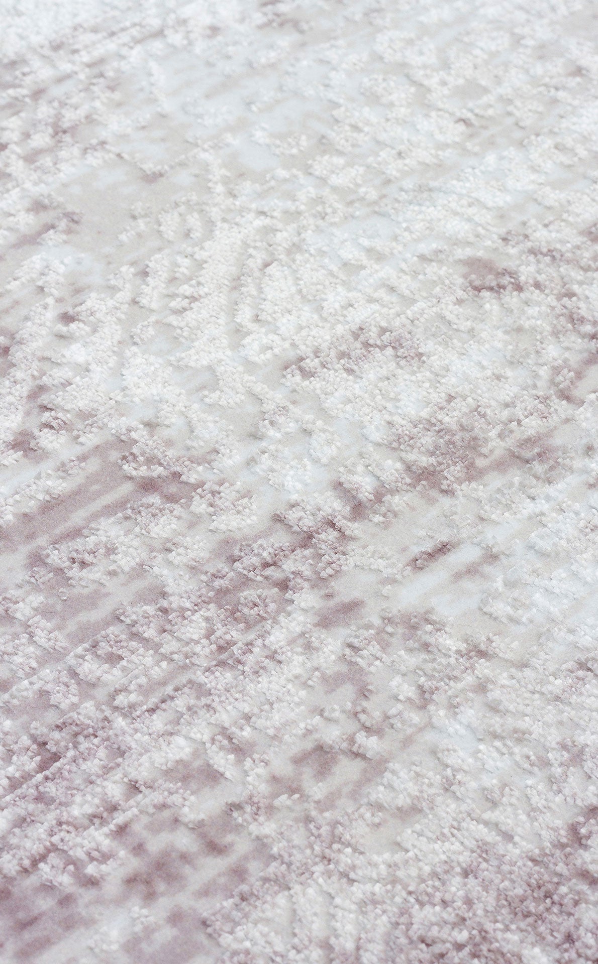 Modern Non Slip Rug – Pink Textured Area Floor Rug With Non Slip Base Mat