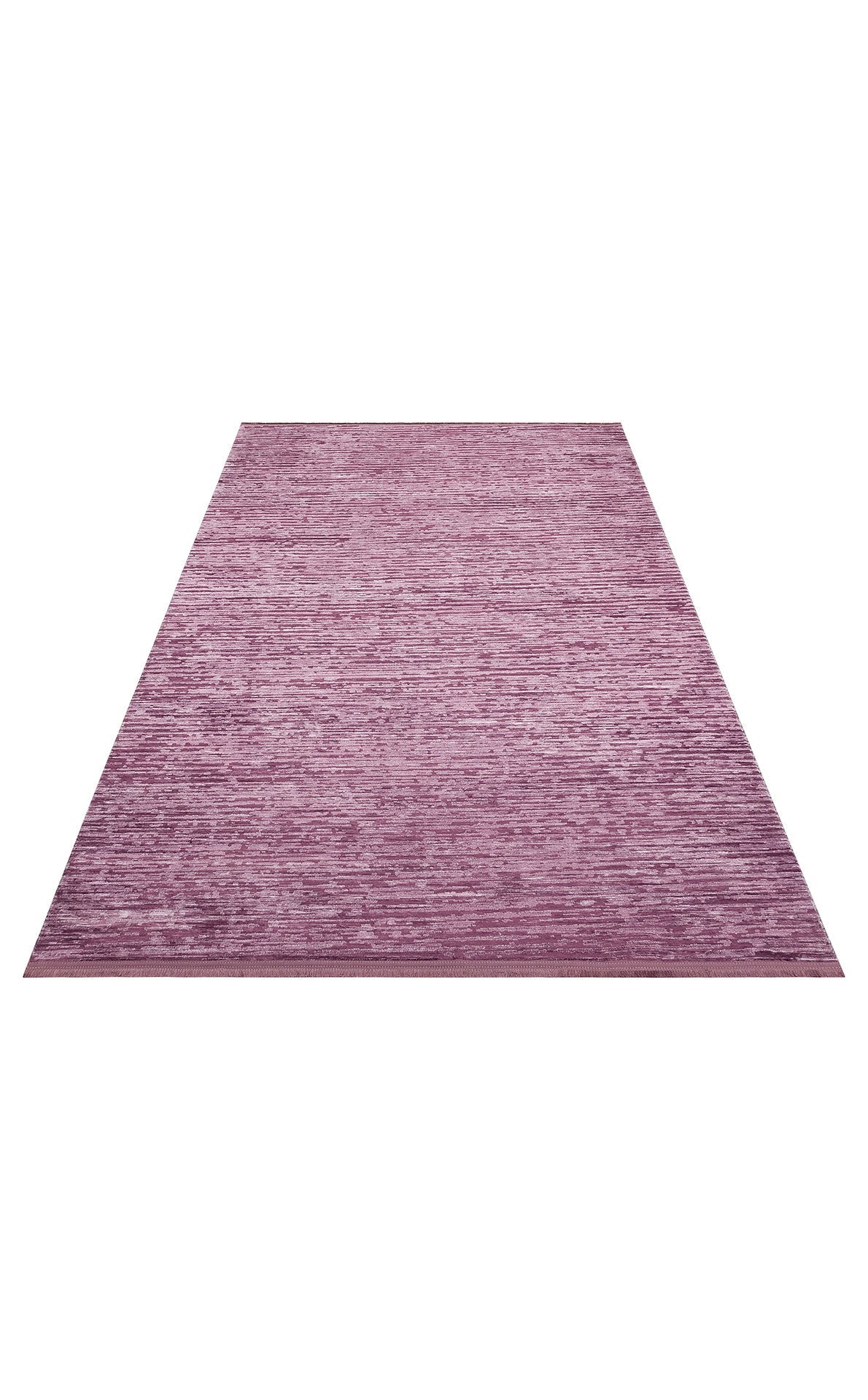 Modern Non Slip Area Rug – Purple Machine Made Carpet With Soft Textured Pile
