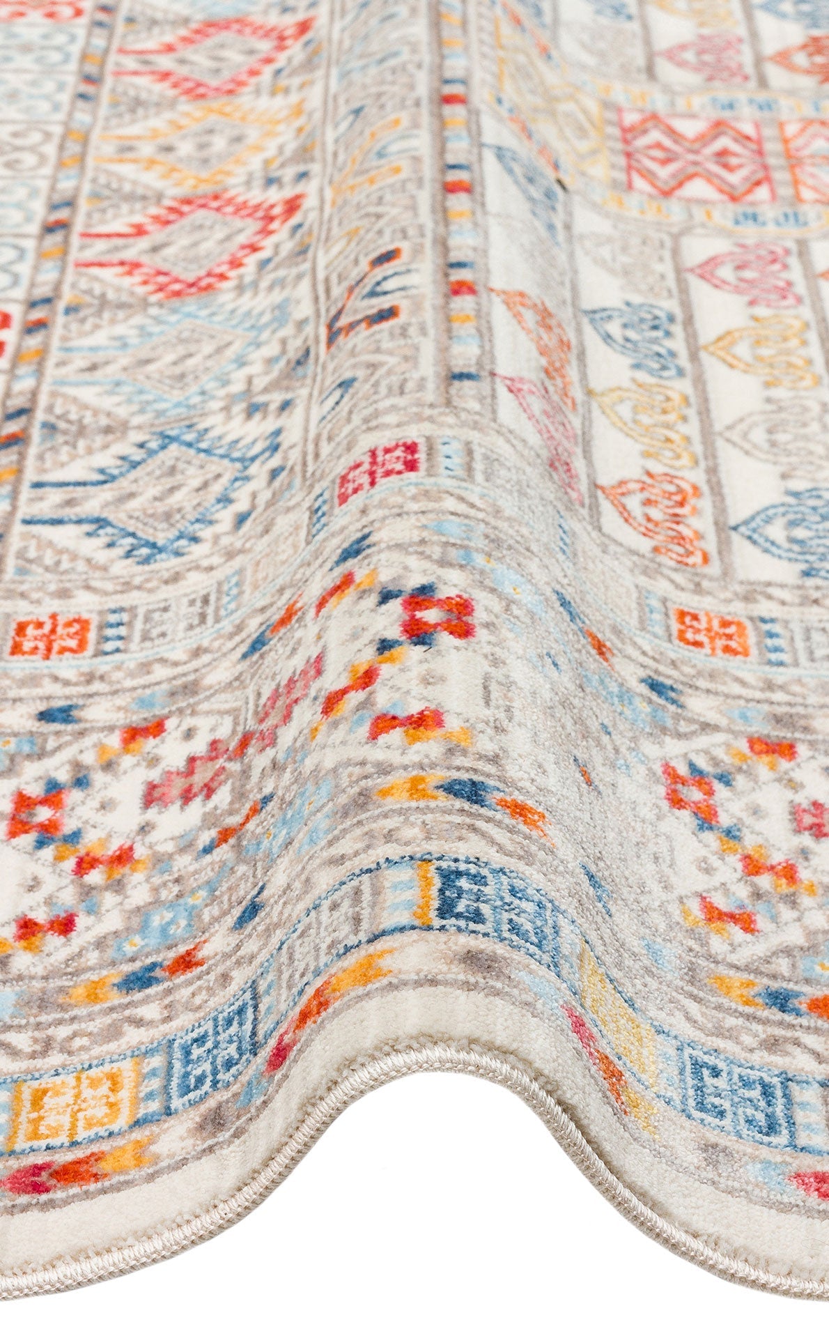 Machine Made Area Rug - Ethnic & Modern Classic Patterned Flatweave Rug by Eko