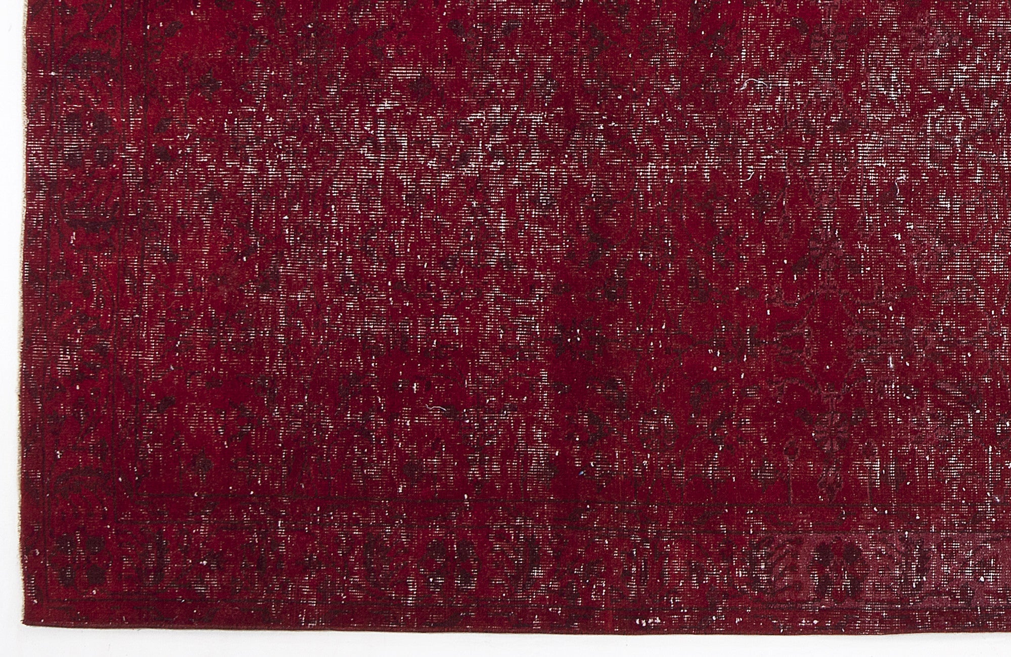 Atina Red Vintage Wool Handmade Area Rug 6'3" x 9'3"