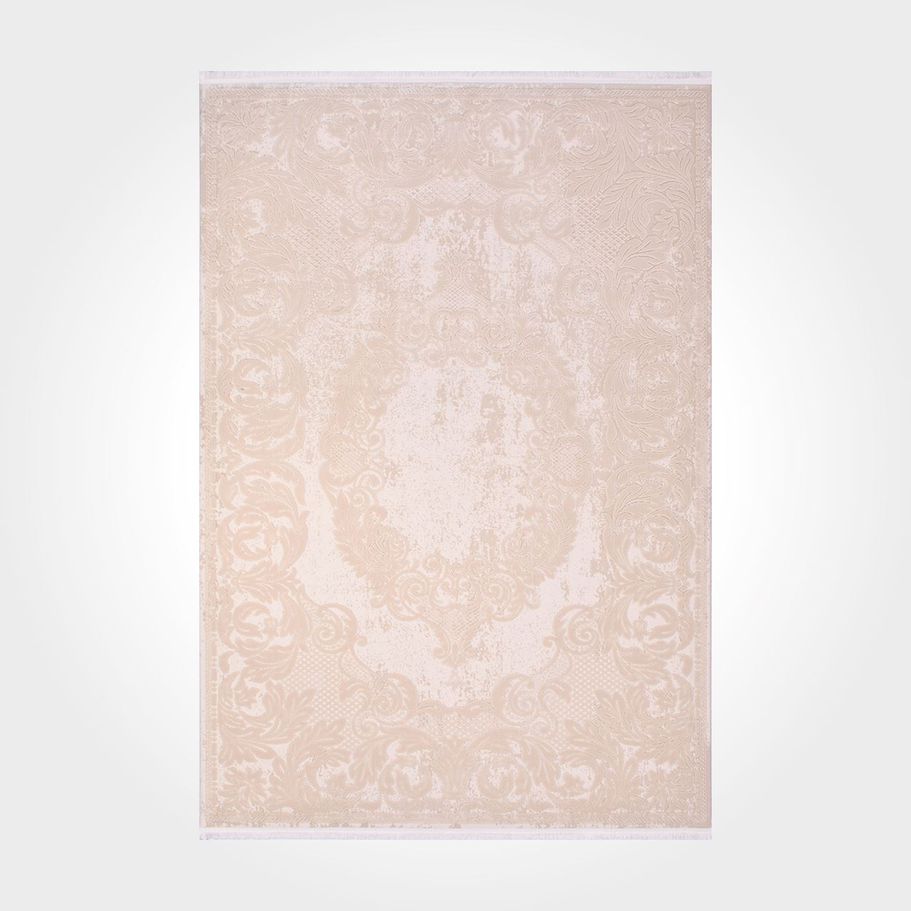 Jana Cream Frame Machine Made Area Rug