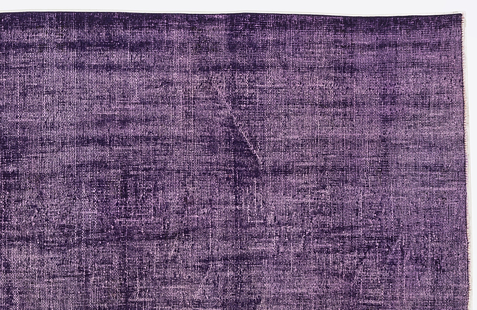 Atina Purple Vintage Wool Handmade Area Rug 4'11" x 9'3"