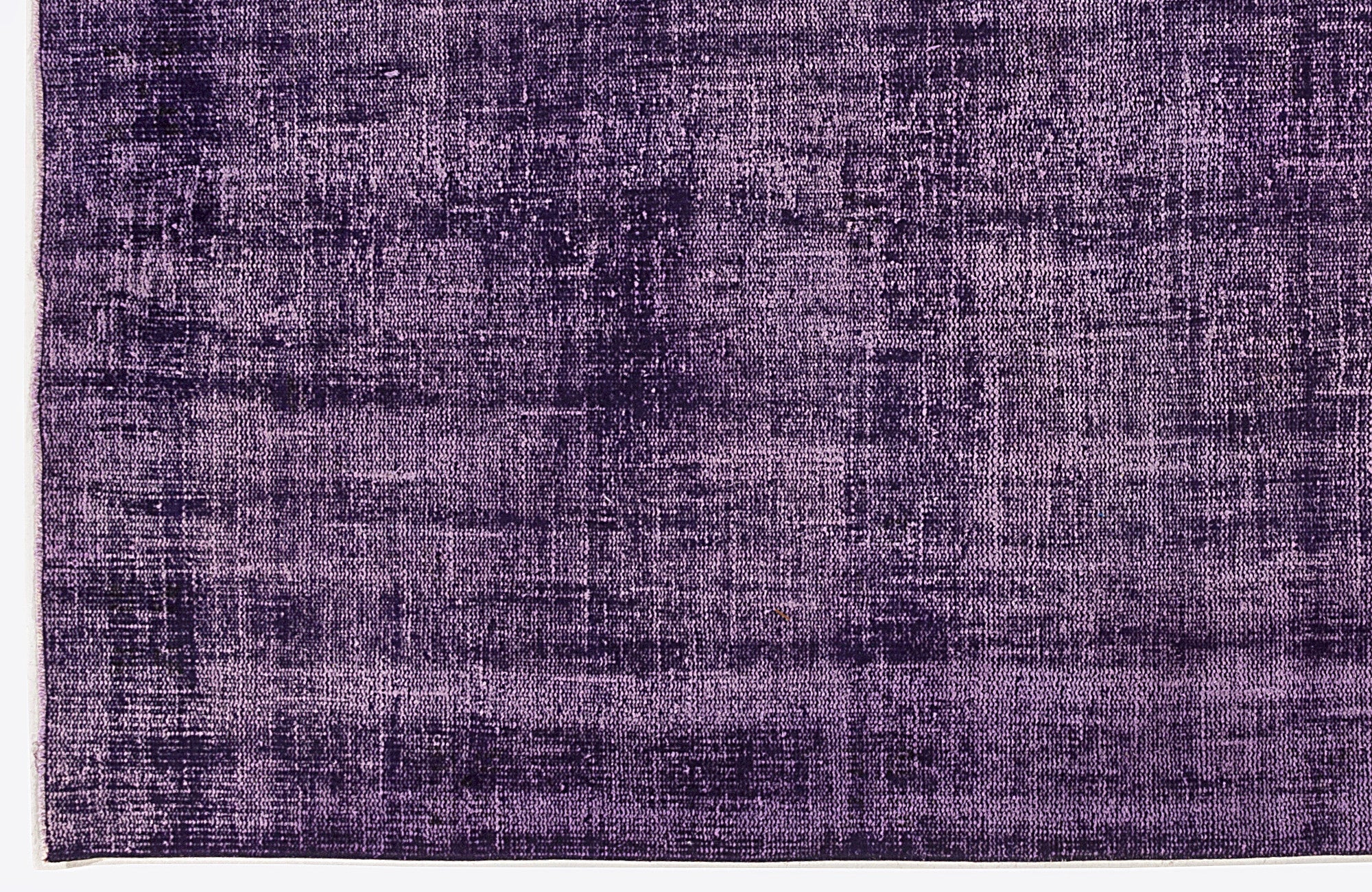 Atina Purple Vintage Wool Handmade Area Rug 4'11" x 9'3"