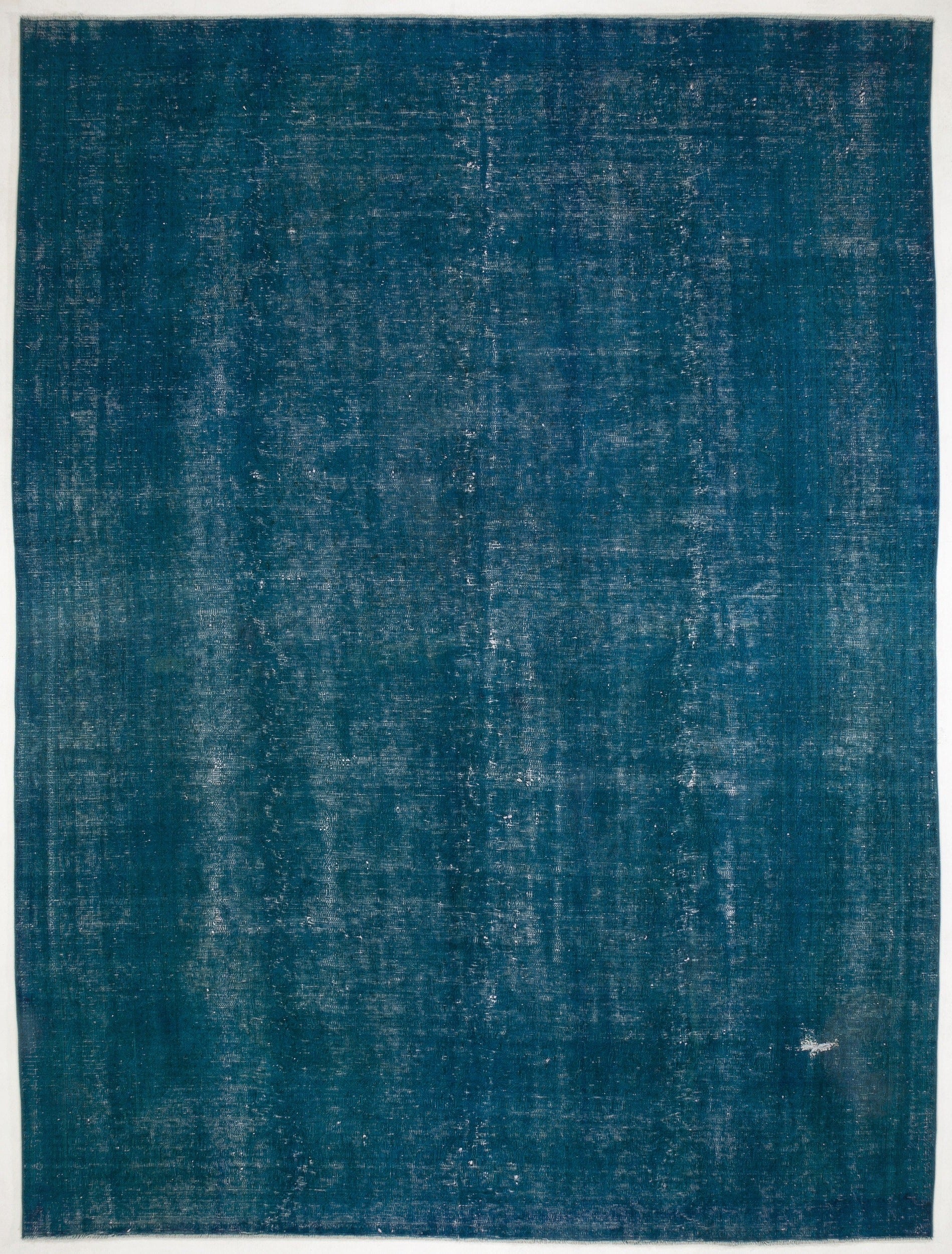 Epir Turquoise Vintage Wool Handmade Area Rug 9'3" x 12'6"