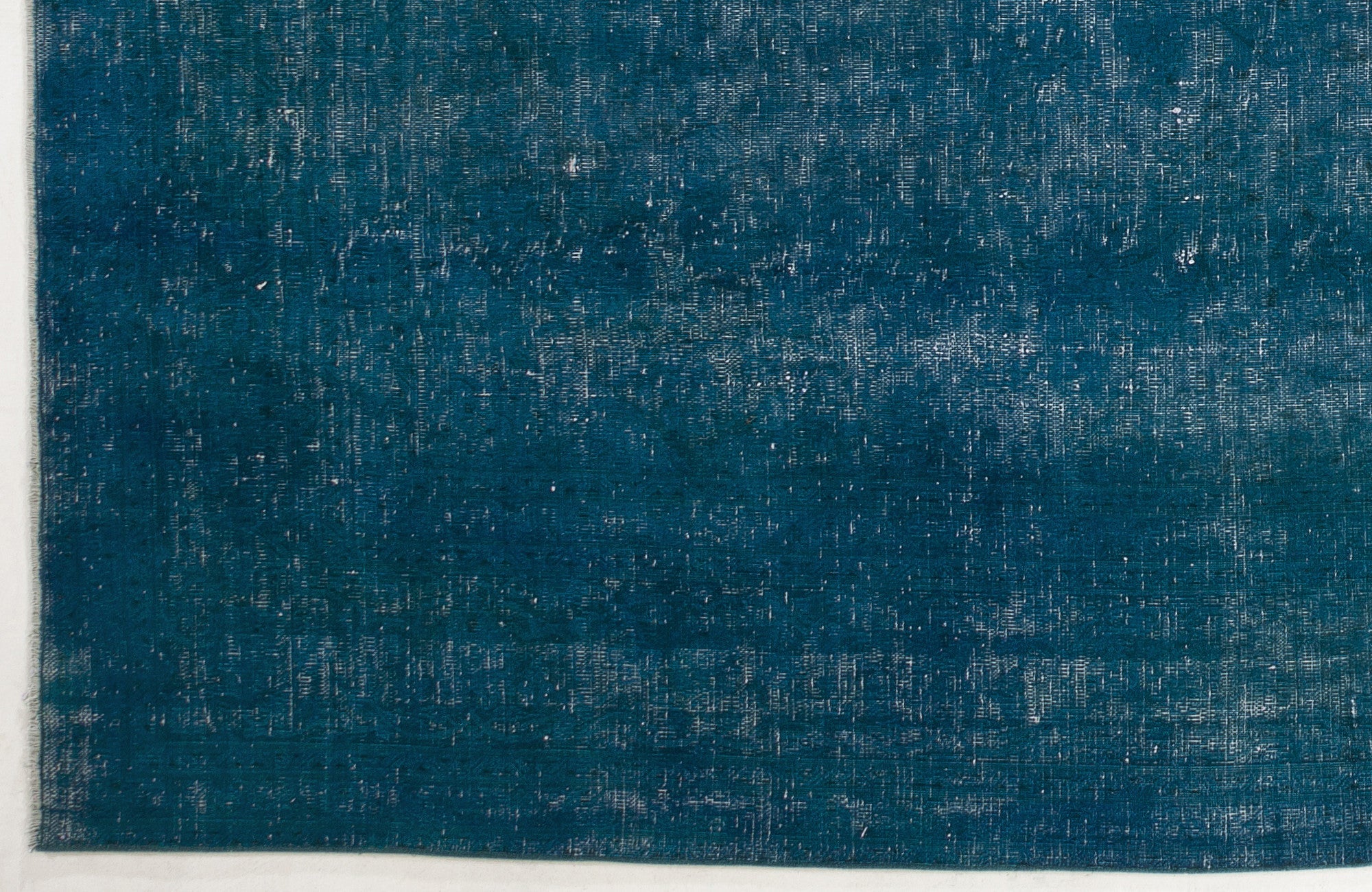 Epir Turquoise Vintage Wool Handmade Area Rug 9'3" x 12'6"