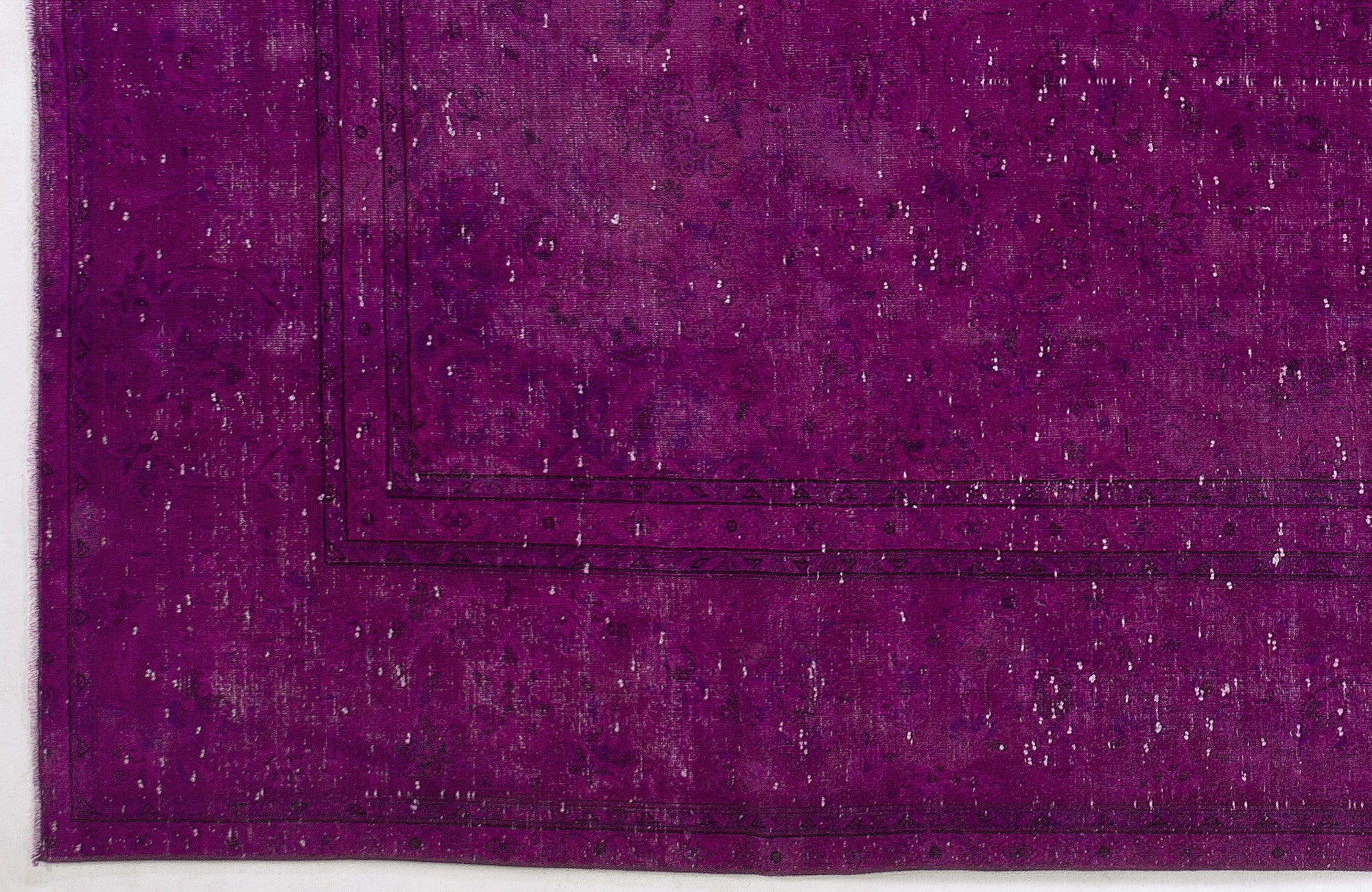 Epir Pink Vintage Wool Handmade Area Rug 9'2" x 12'10"