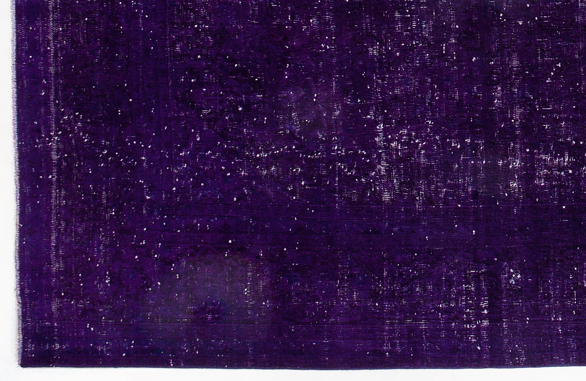 Epir Purple Vintage Wool Handmade Area Rug 9'0" x 12'5"